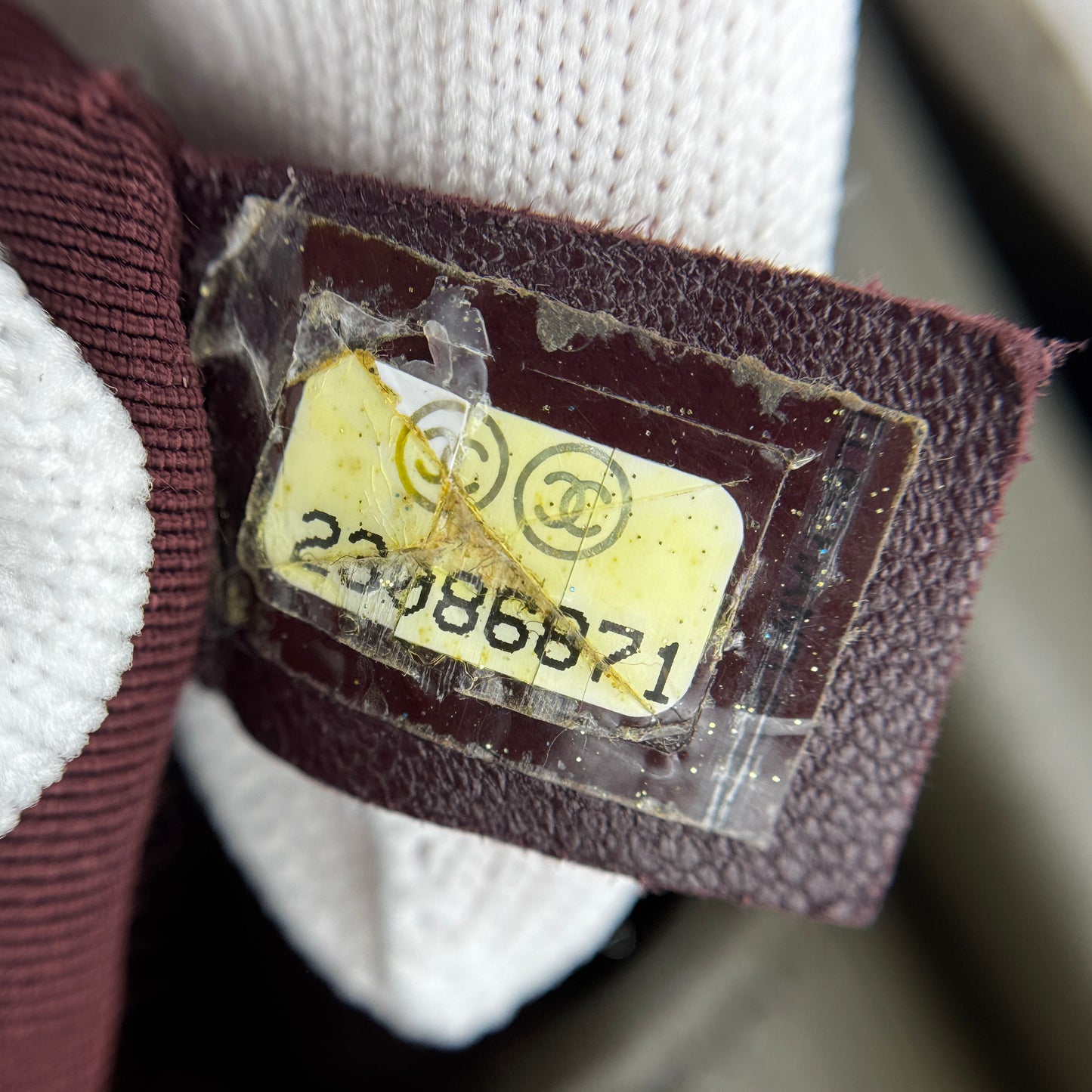 Paris-Rome Gold Bar Tote Brown