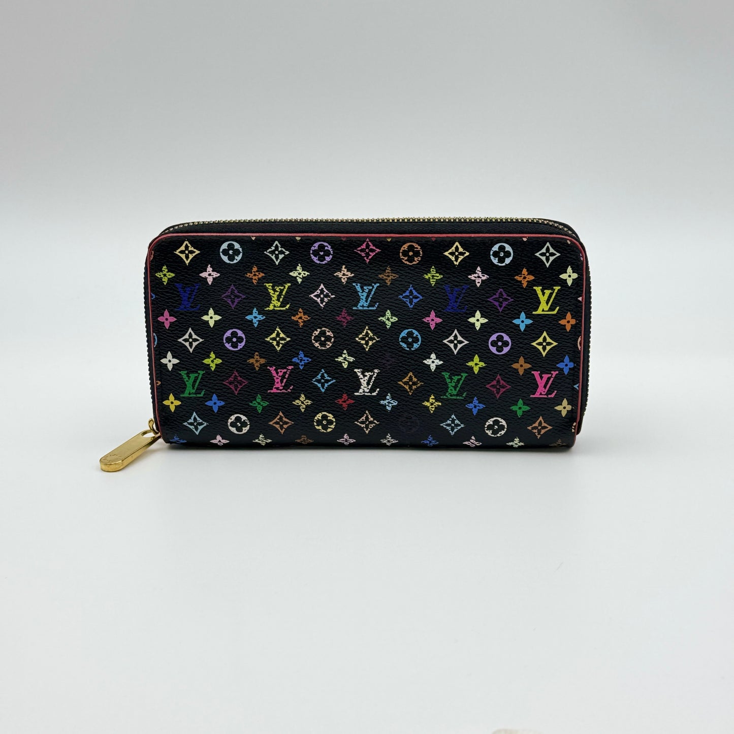 Monogram Multicolor Zippy Wallet Black