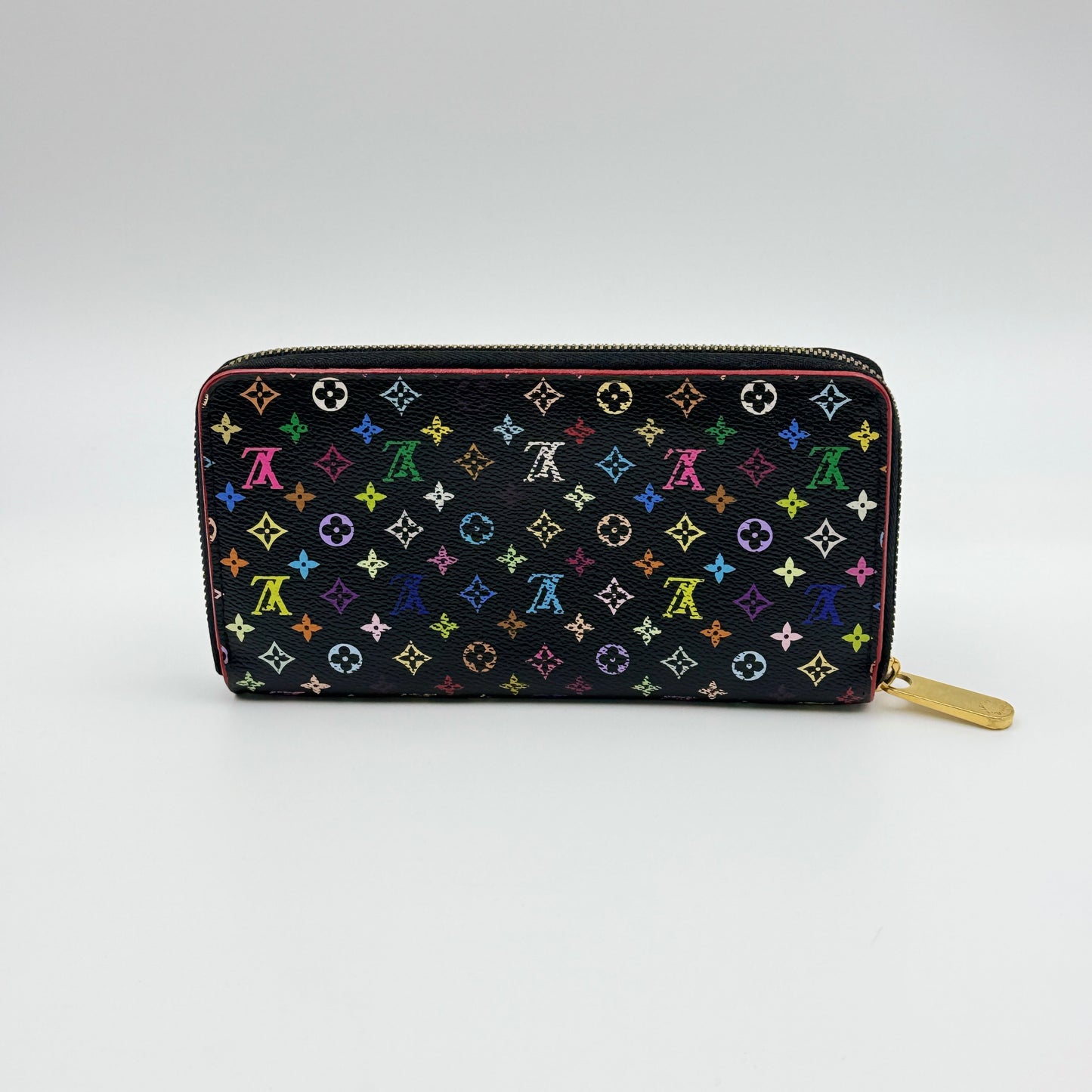 Monogram Multicolor Zippy Wallet Black