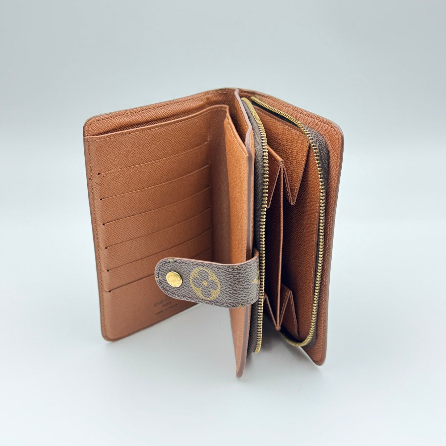 Monogram Coated Canvas Porte-Papier Zippé Wallet