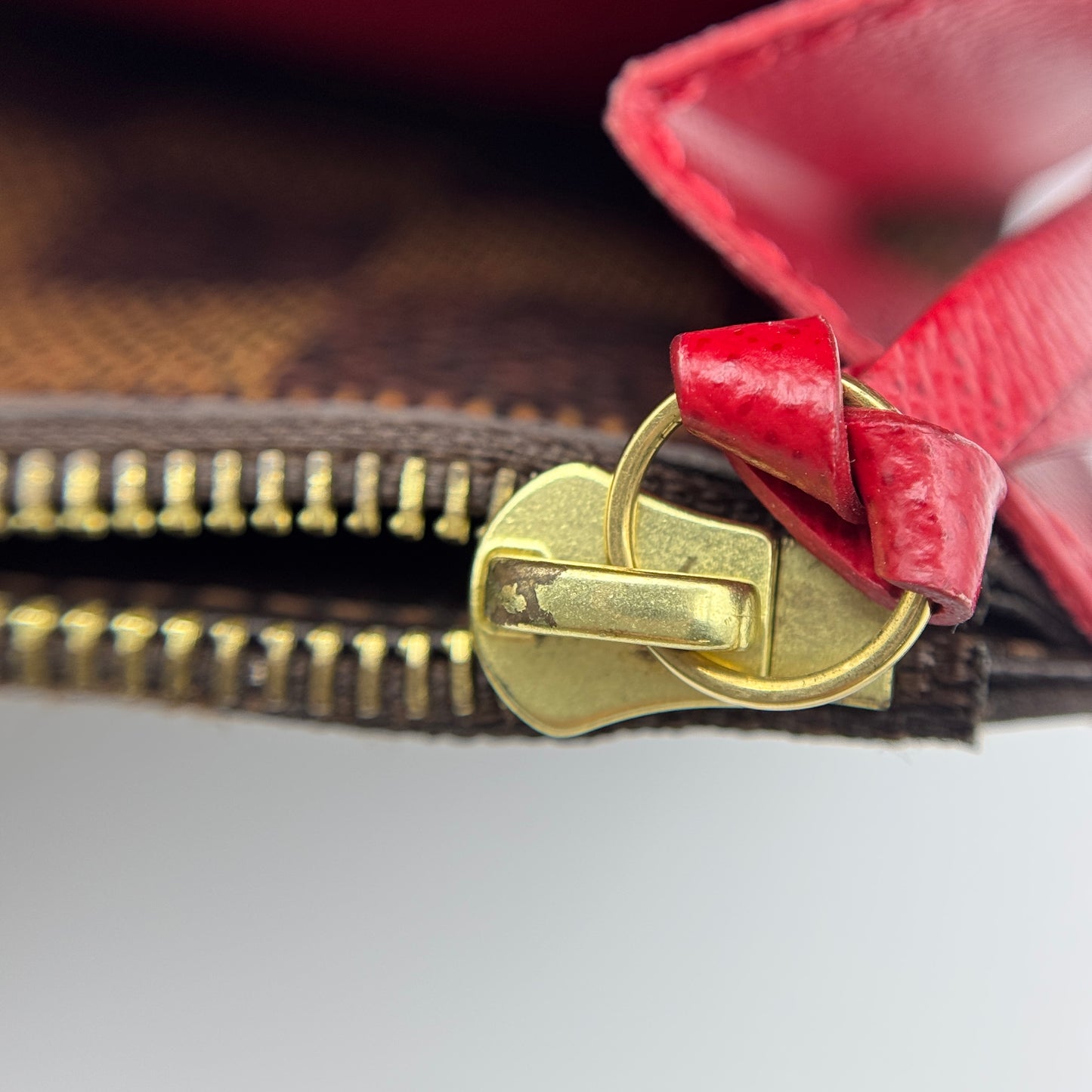 Louis Vuitton Damier Ebene Canvas Emilie Wallet