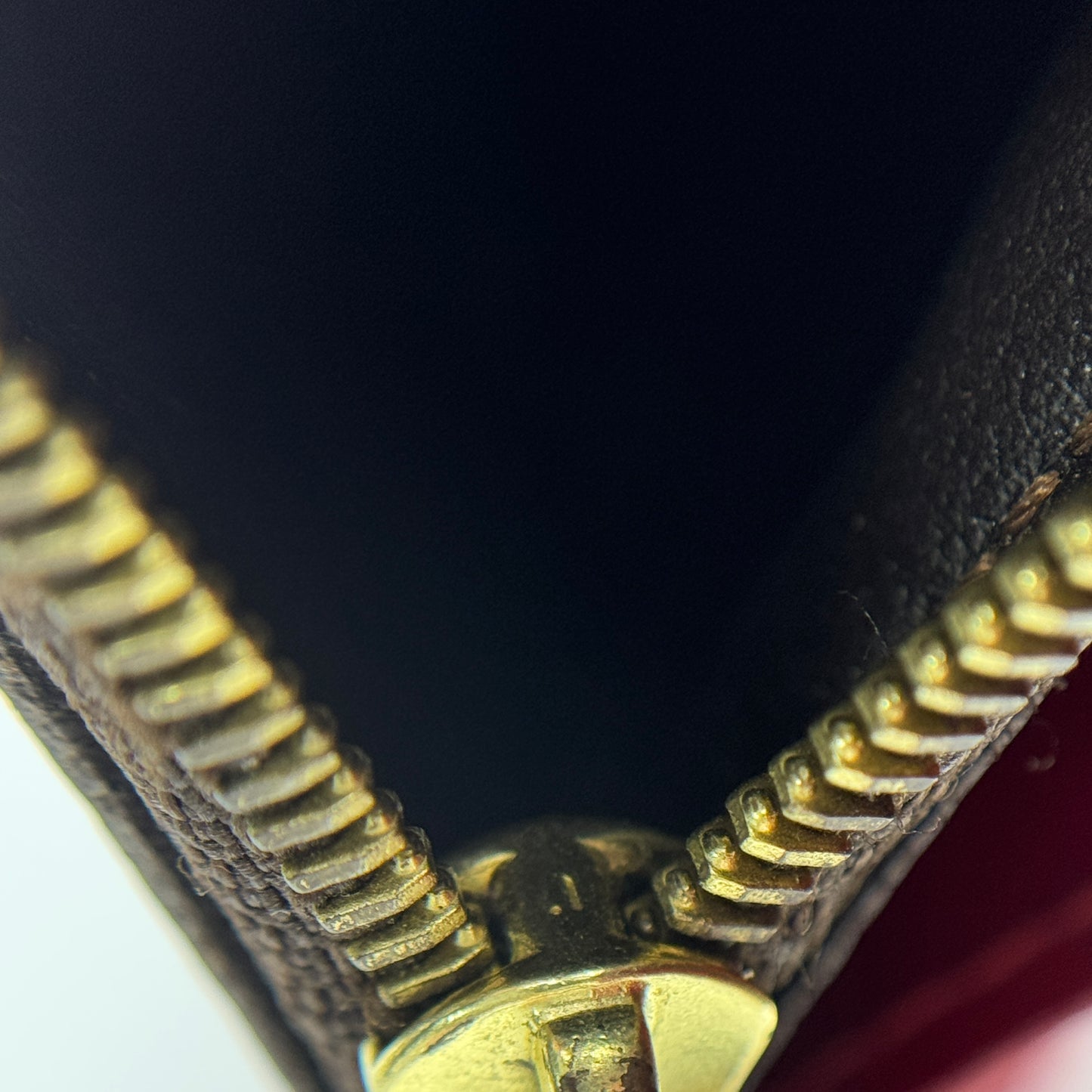 Louis Vuitton Damier Ebene Canvas Emilie Wallet