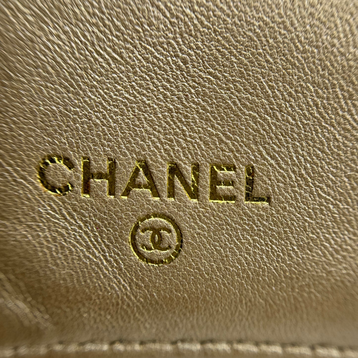 Leather Camellia Embossed French Wallet