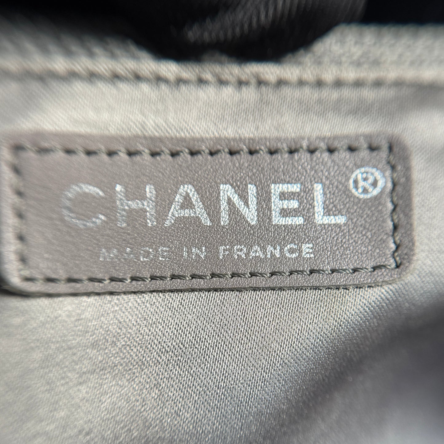 Tweed Plastic cover Tote bag Large