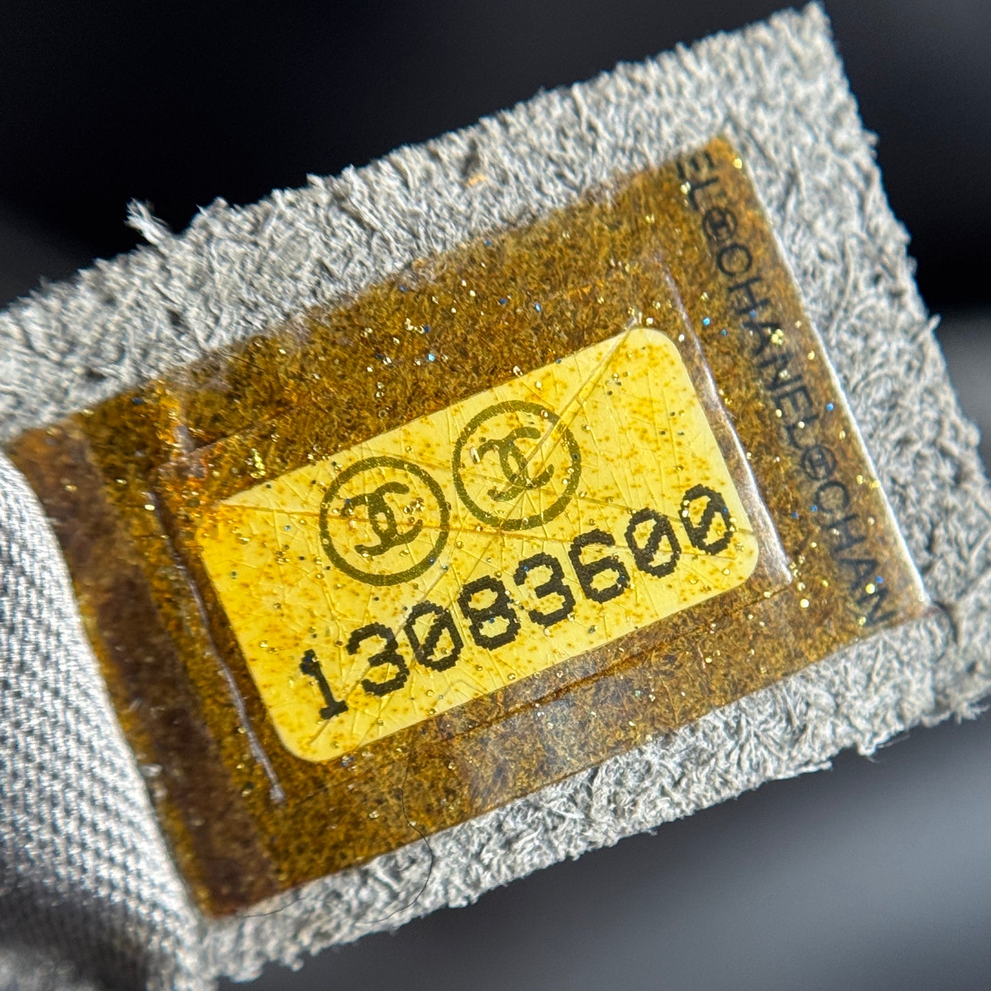 Tweed Plastic cover Tote bag Large