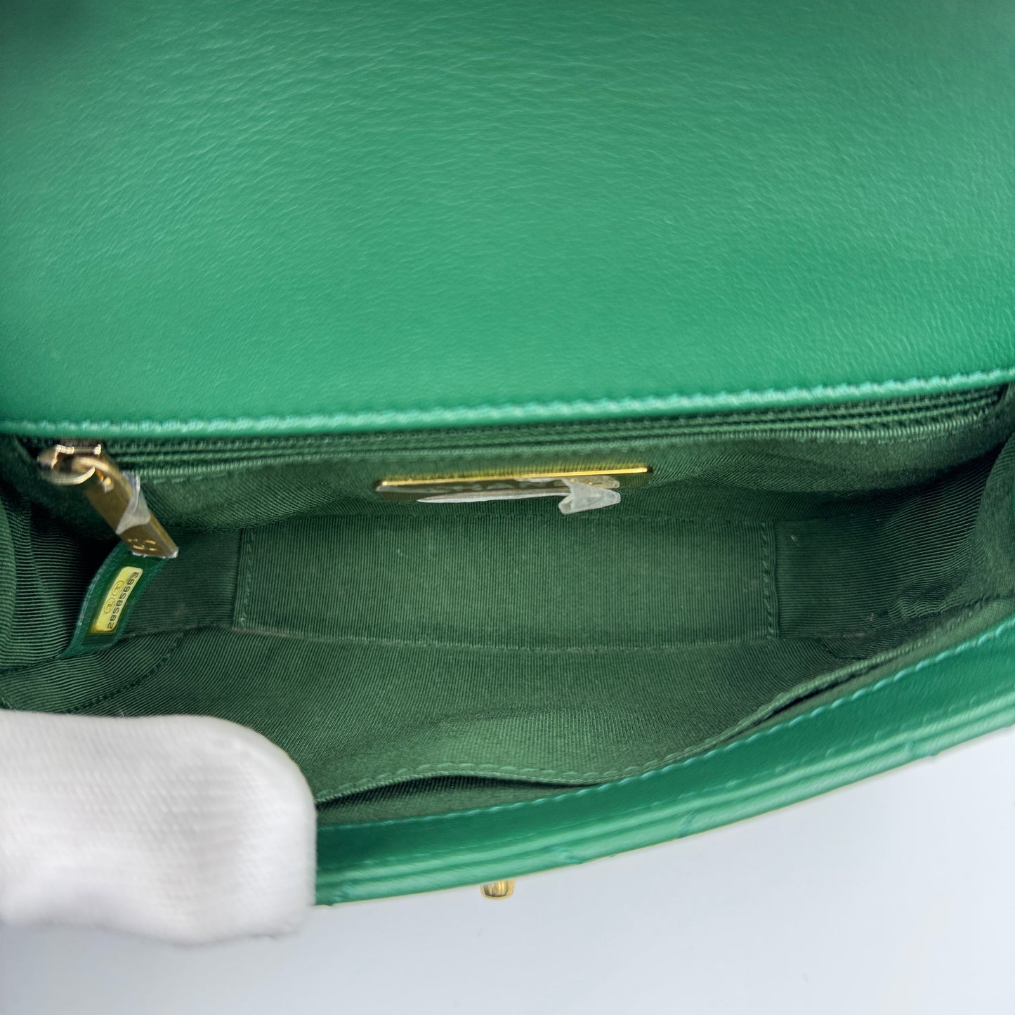 Chain Infinity Waist Bag Green