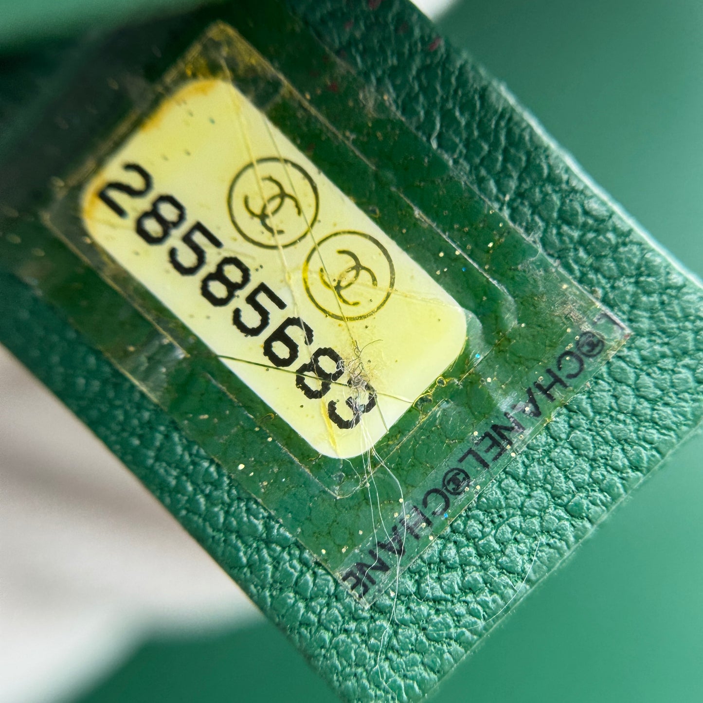 Chain Infinity Waist Bag Green