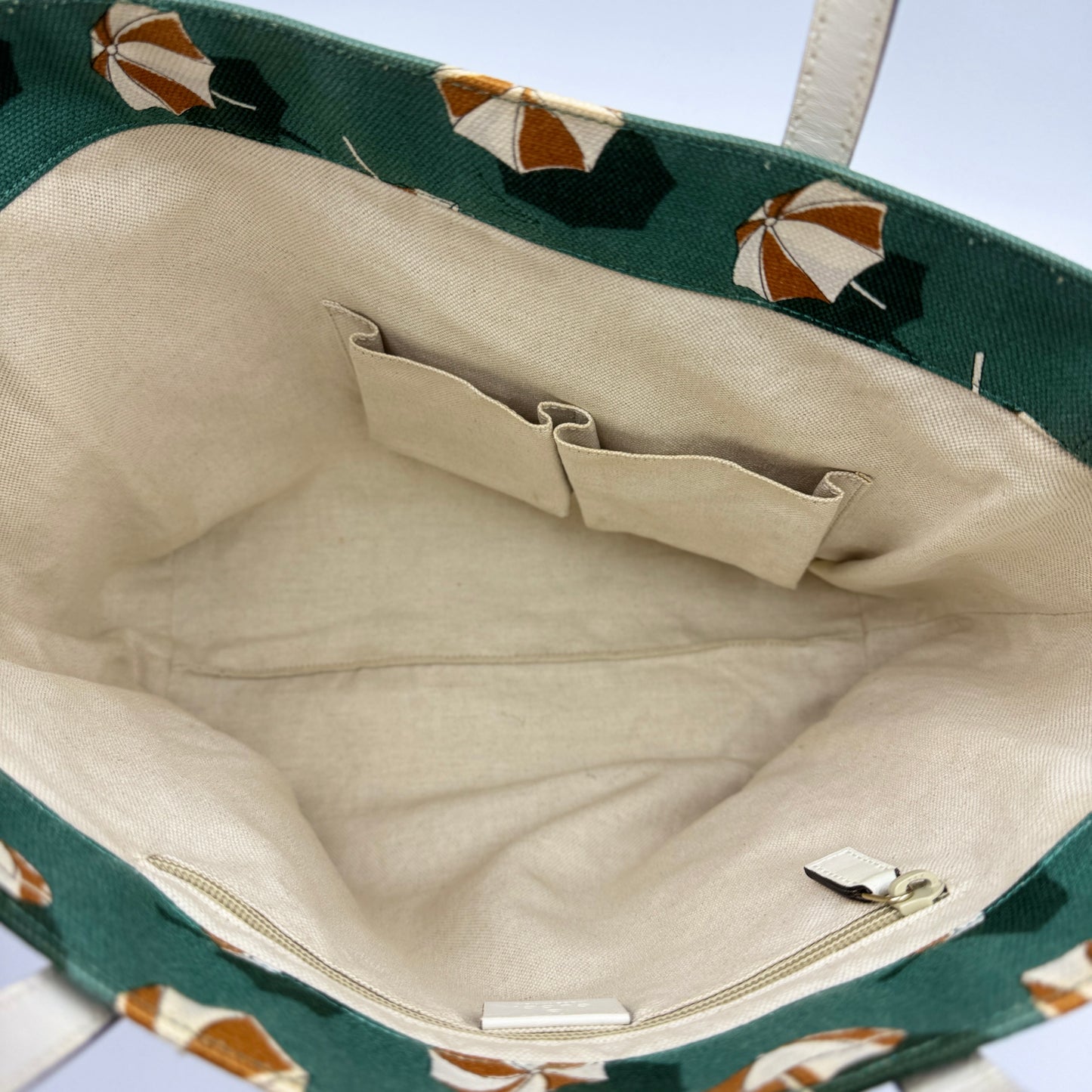 Gucci Cabas Green Tote