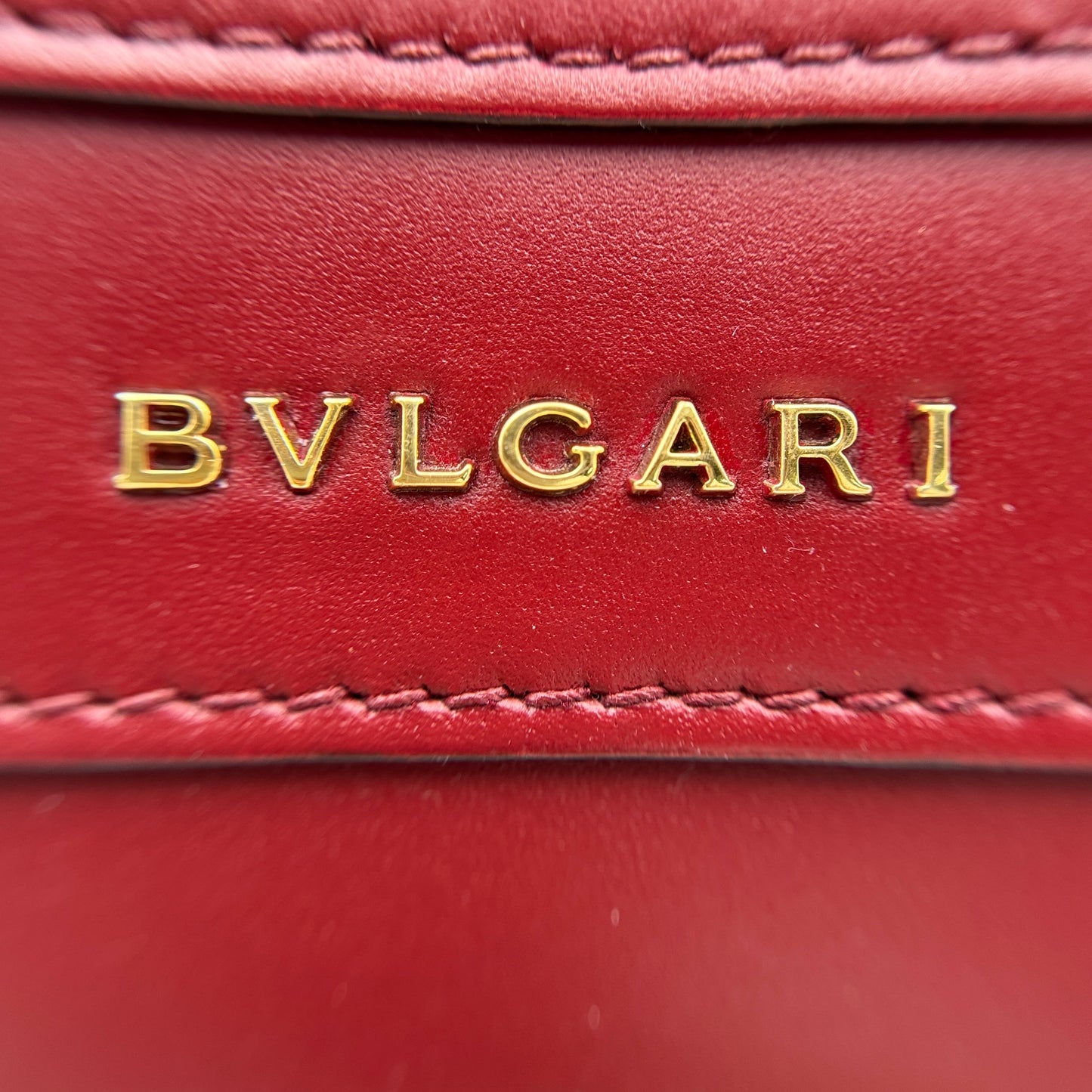 Bvlgari Serpenti Forever Small Leather Top Handle Crossbody Bag Burgundy