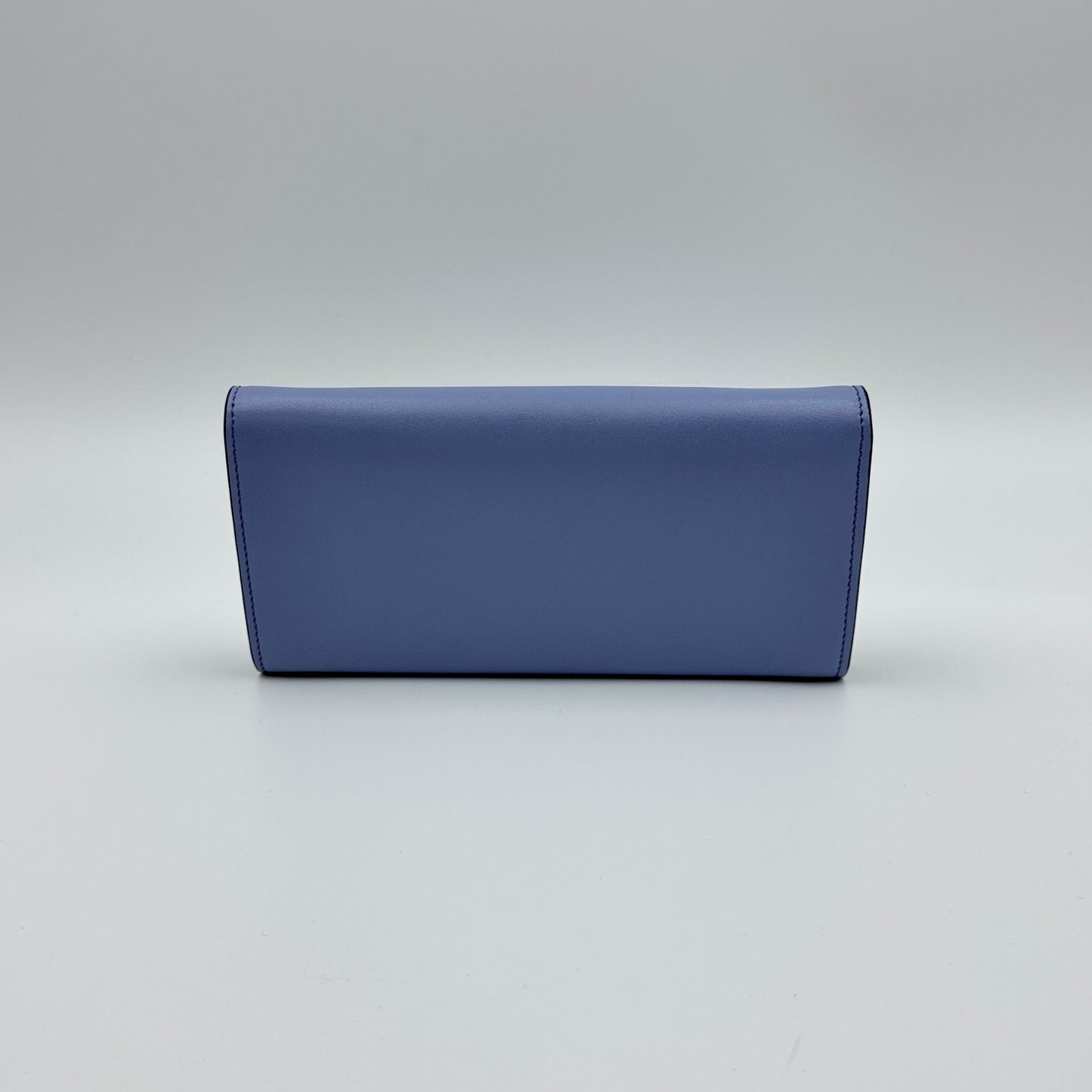 Continental Wallet on Chain Studded Leather