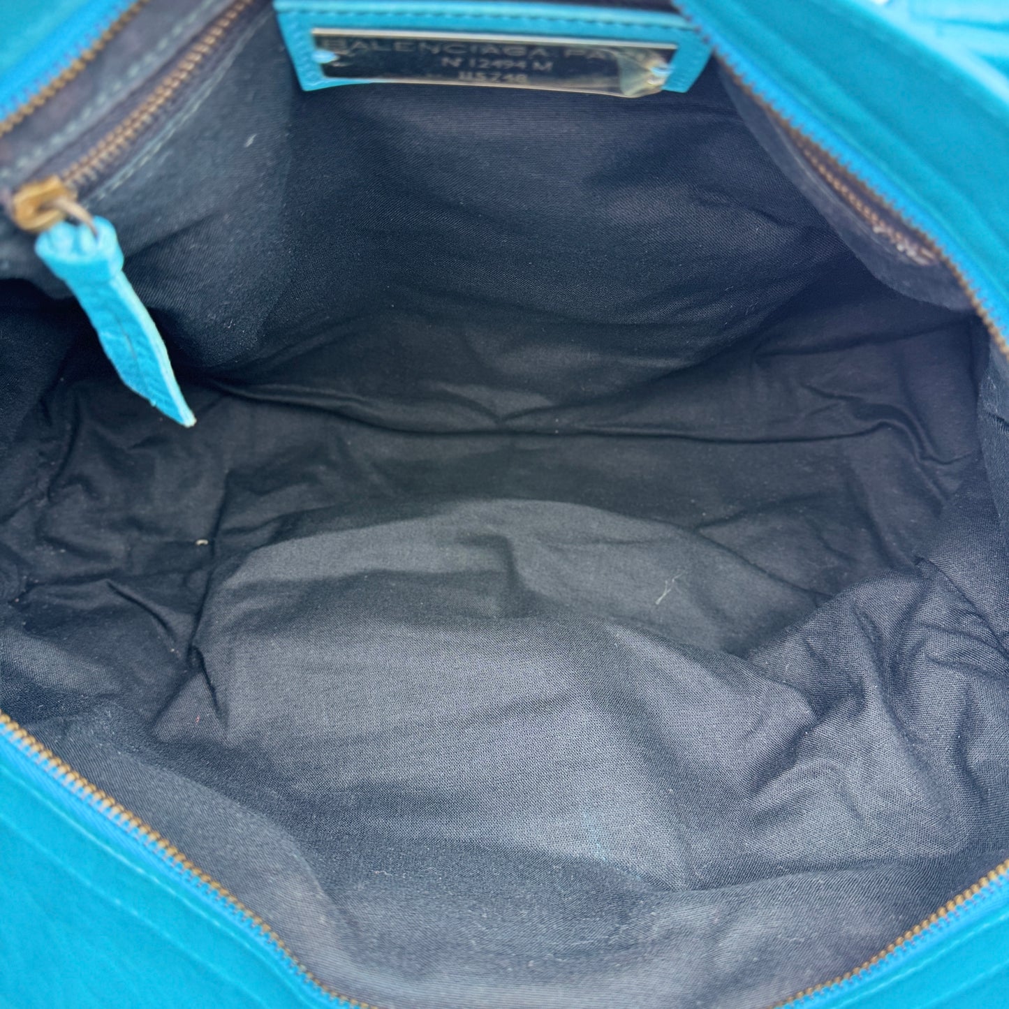 City Classic Studs Bag Leather Medium Turquoise