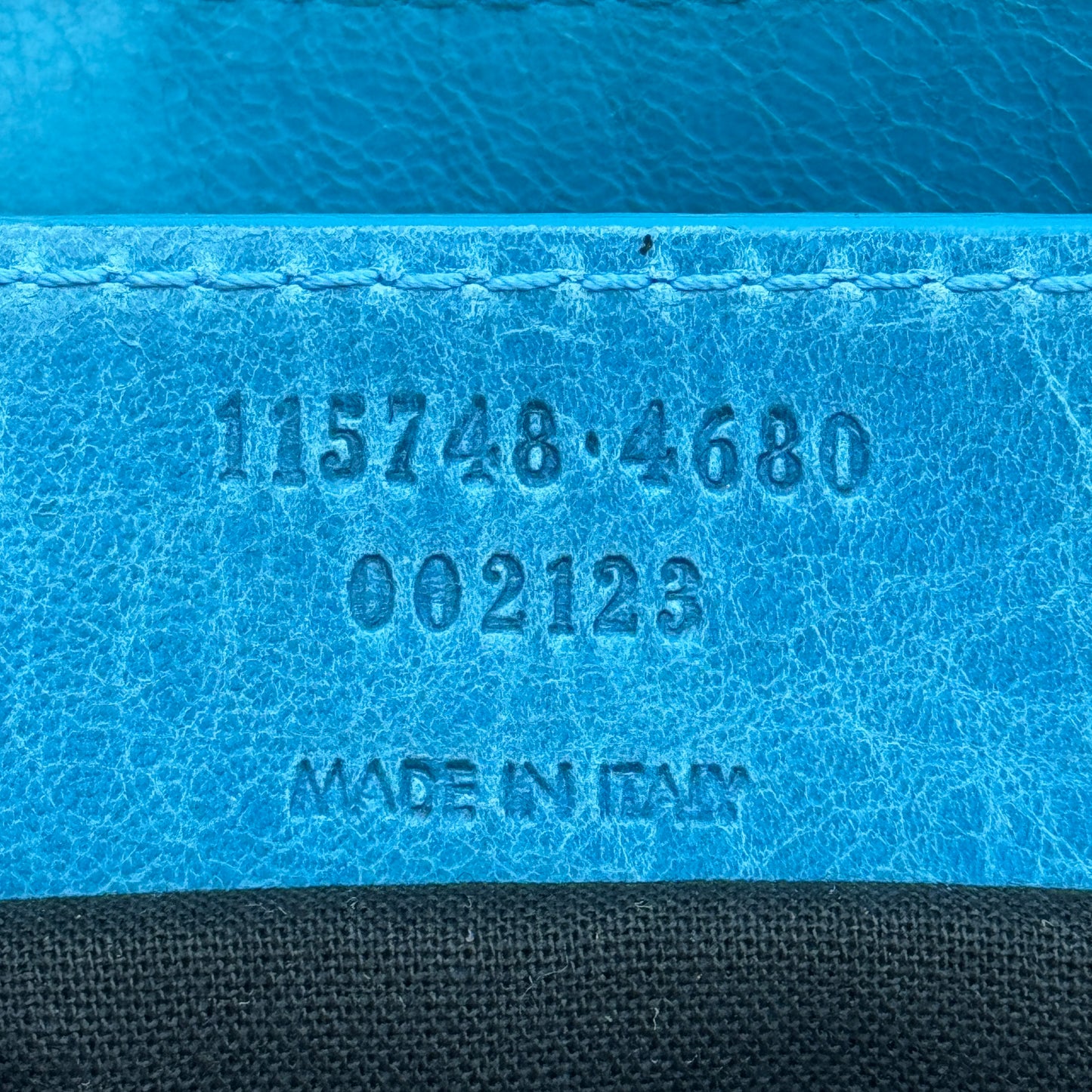 City Classic Studs Bag Leather Medium Turquoise