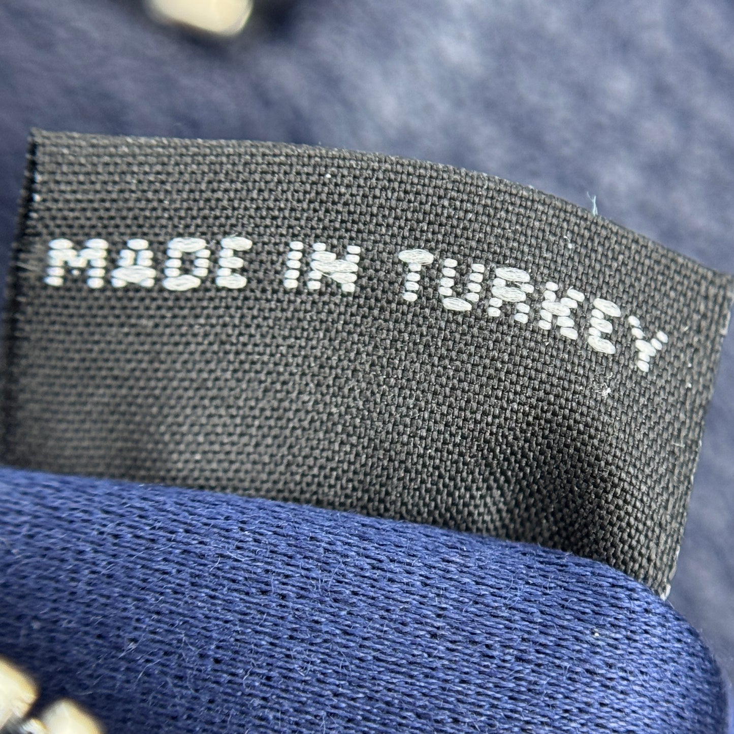 Denim Crystal Embellished Shoulder Bag