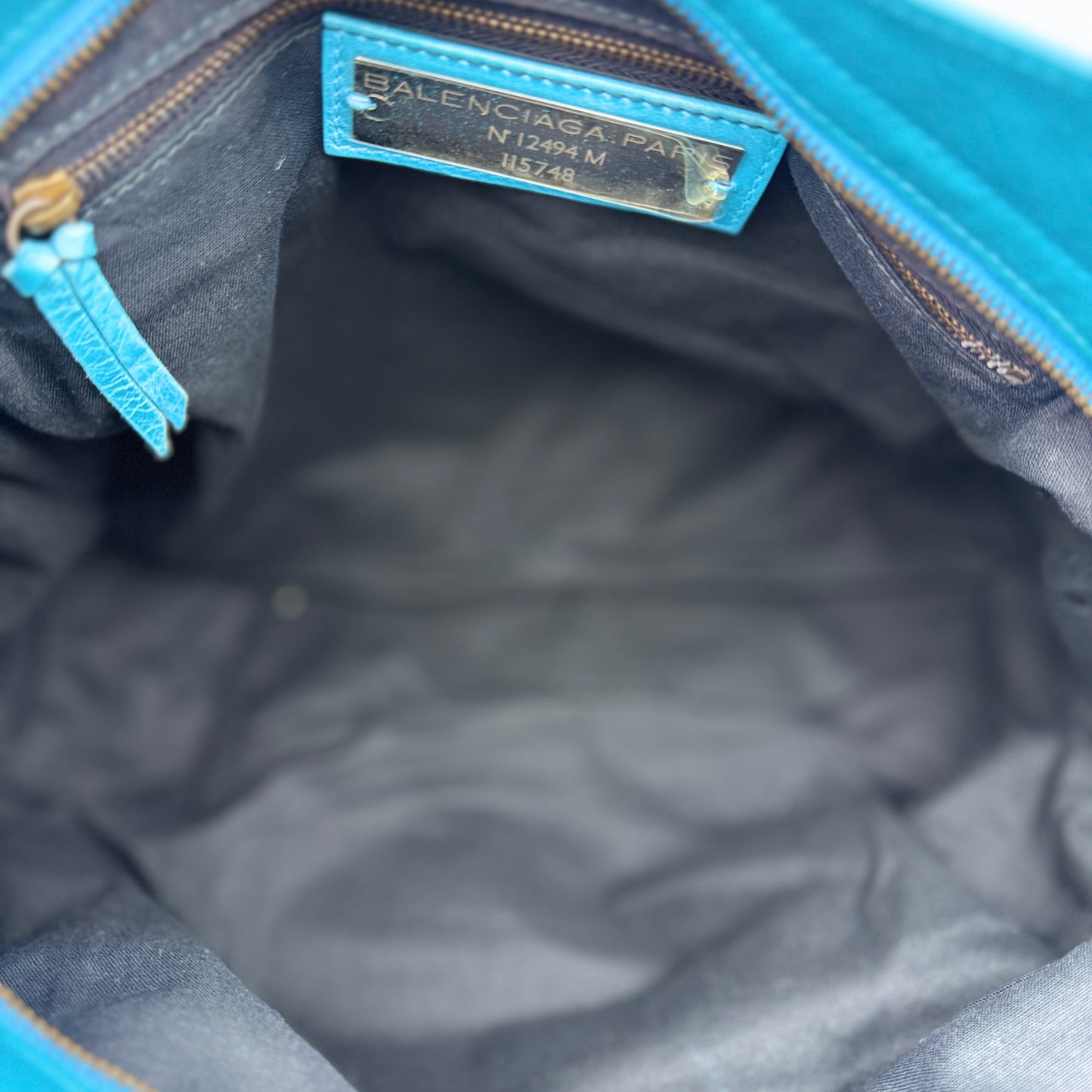 City Classic Studs Bag Leather Medium Turquoise