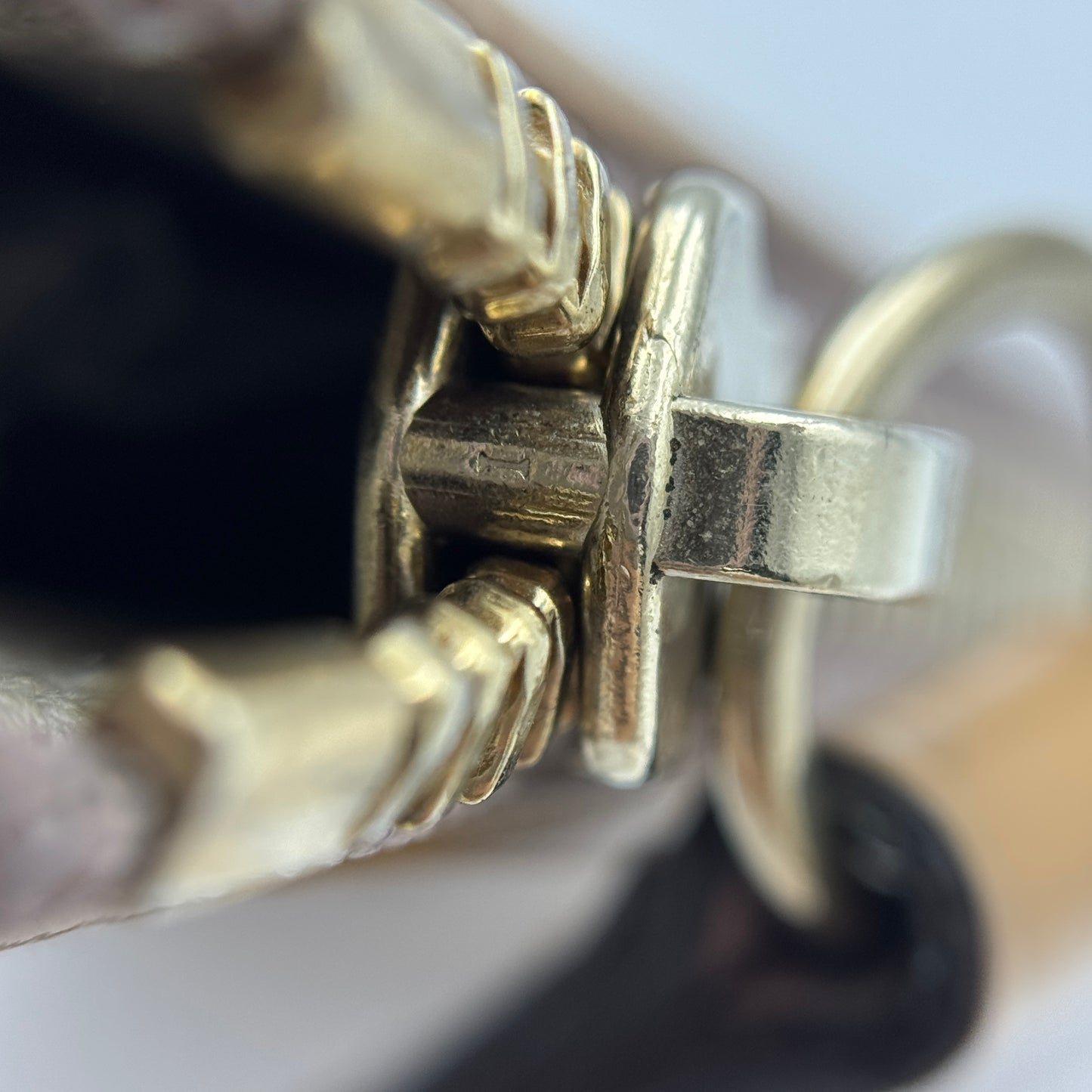 Soho patent leather clutch bag