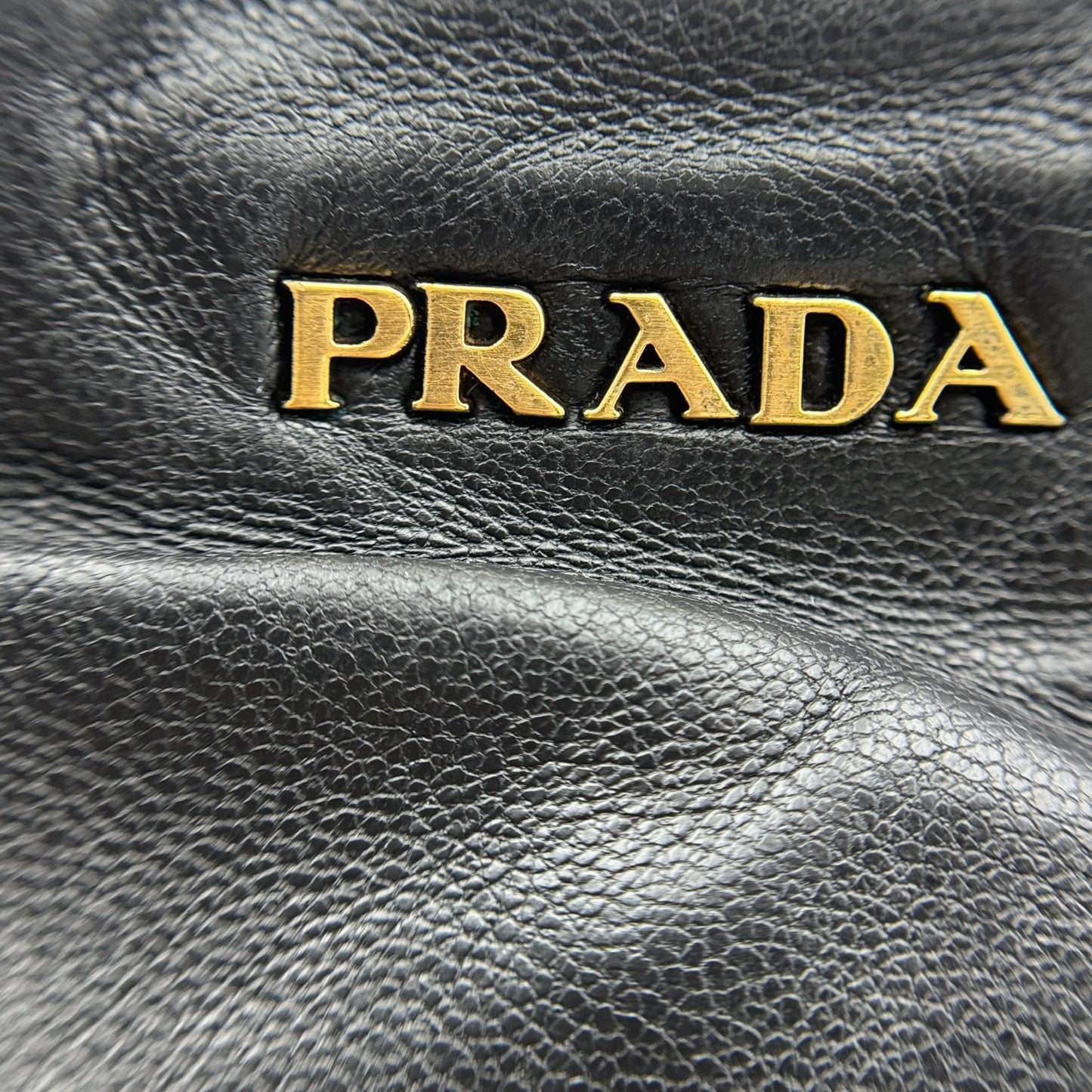 Black Leather Wrislet Small Purse