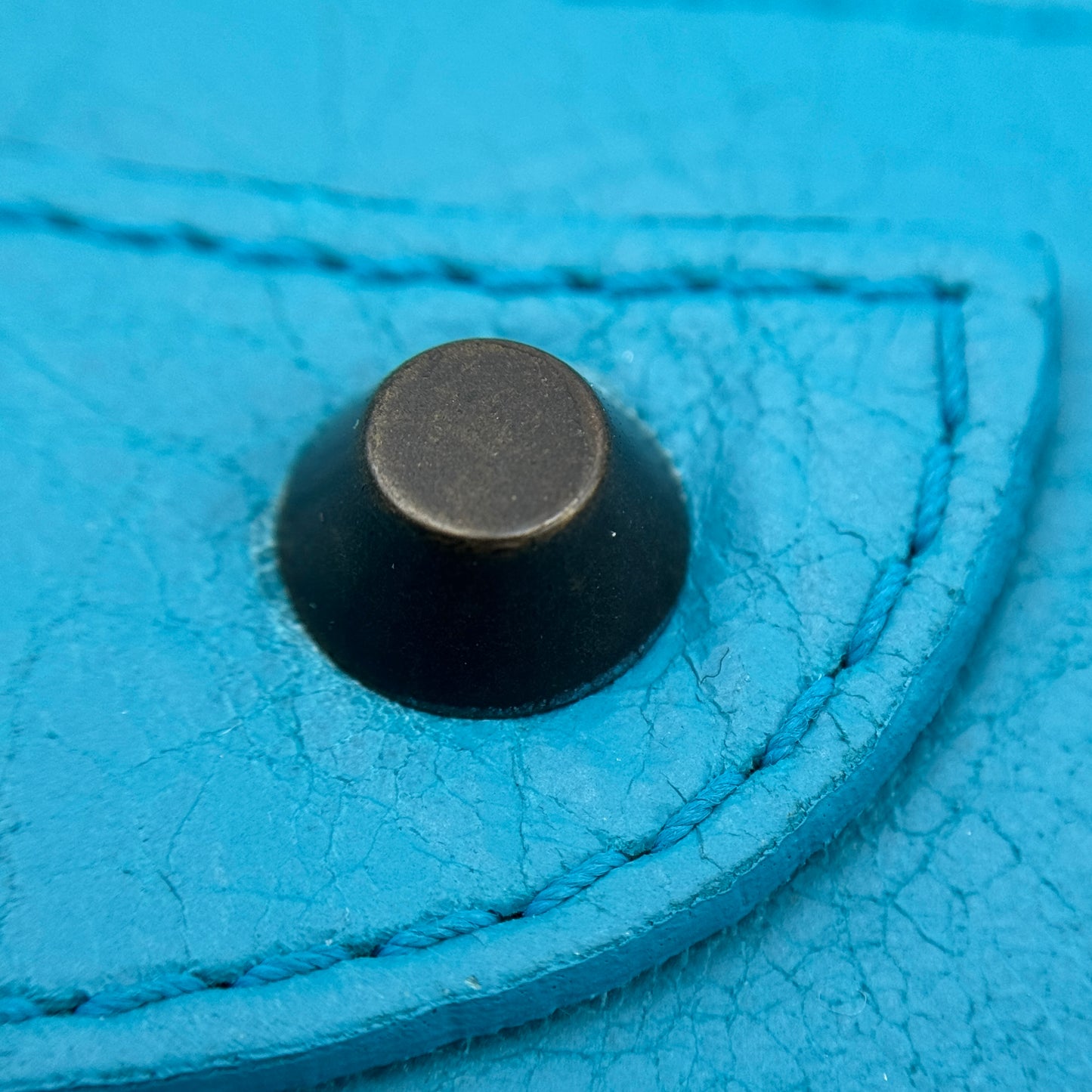 City Classic Studs Bag Leather Medium Turquoise