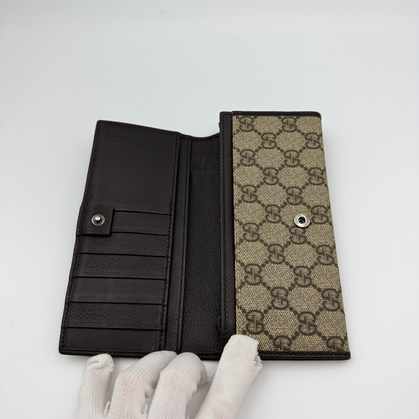 GG Ophidia continental Flap wallet