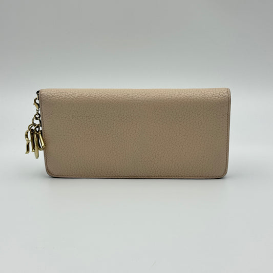 Diorissimo Voyageur Long Wallet Beige Pink