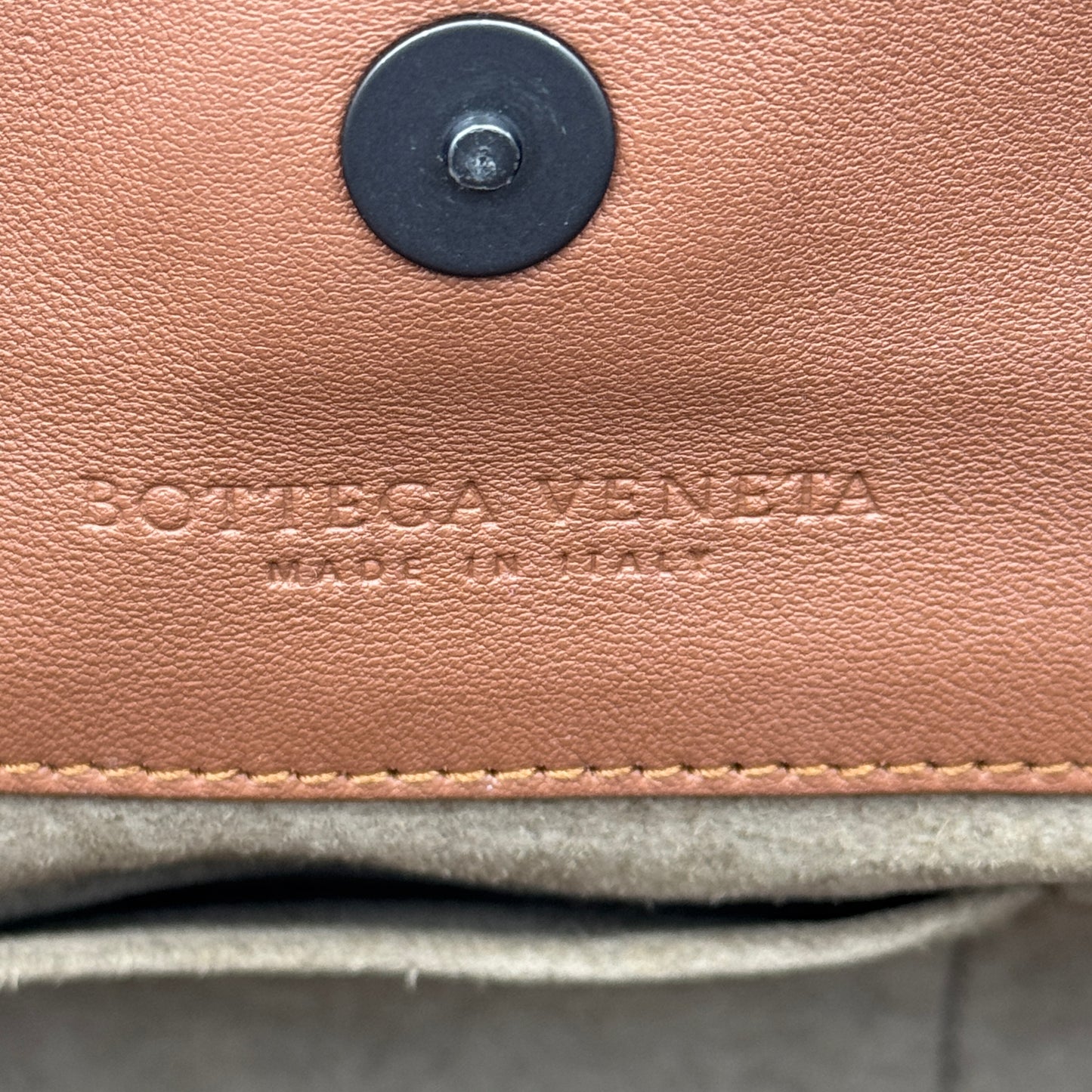 Intrecciato Chain Tote Brown