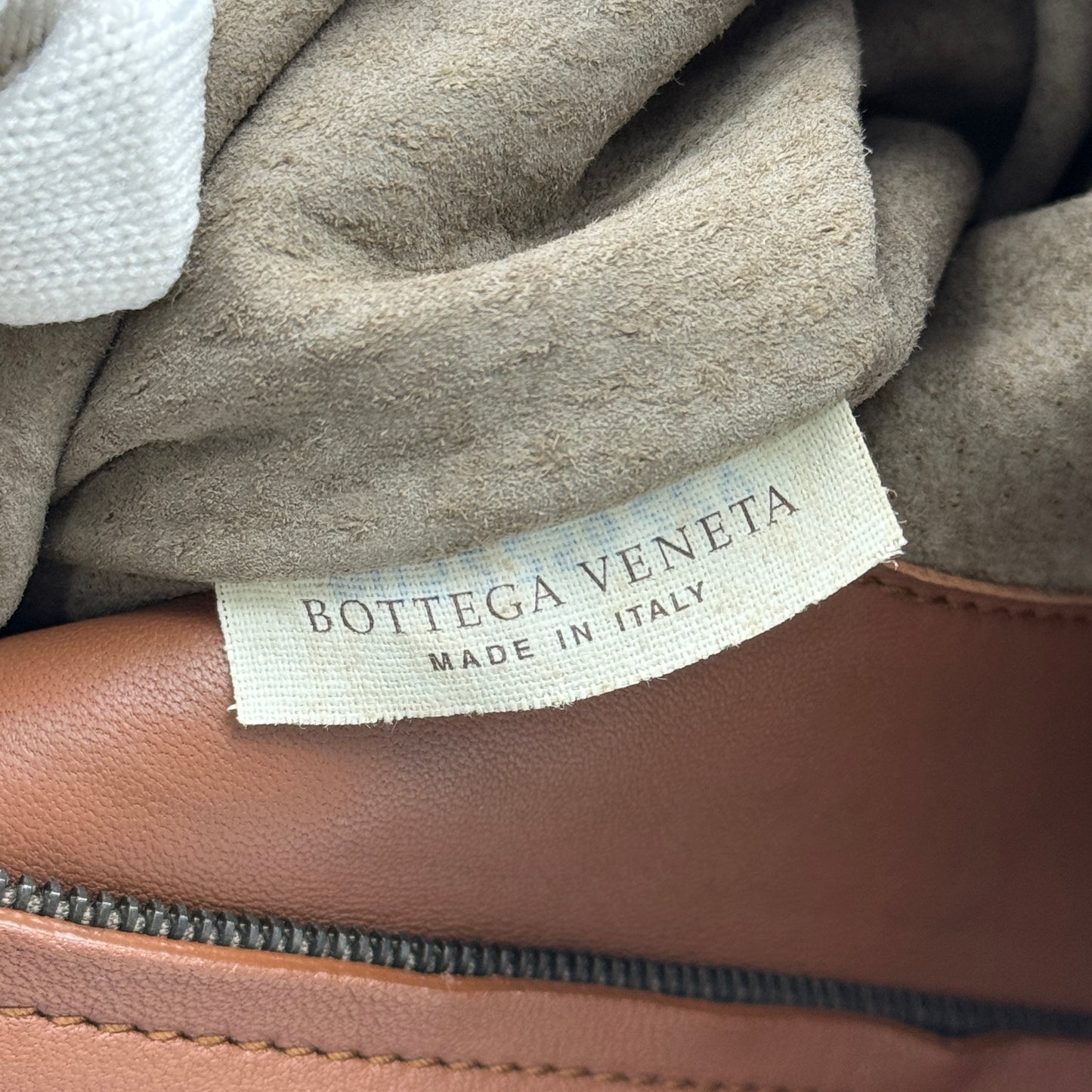 Intrecciato Chain Tote Brown