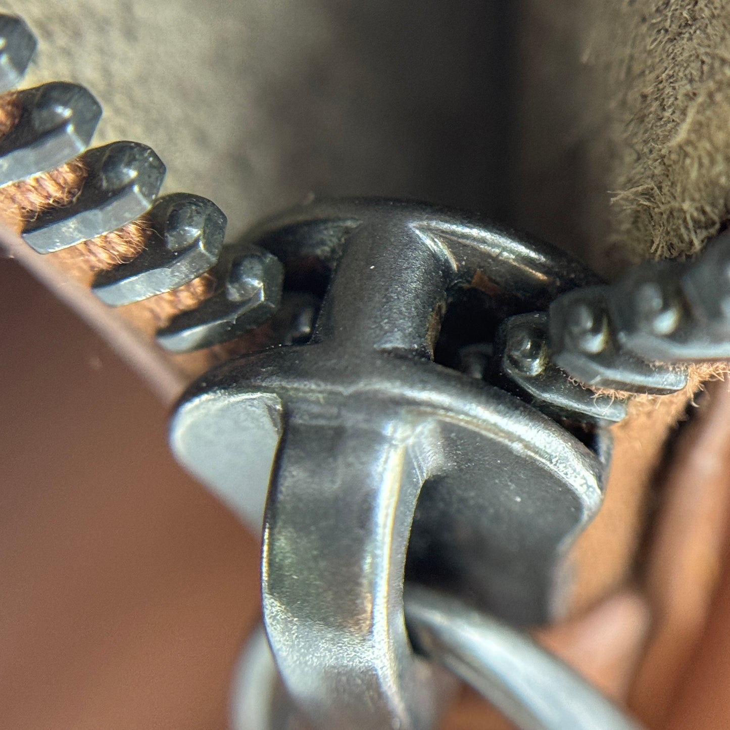 Intrecciato Chain Tote Brown