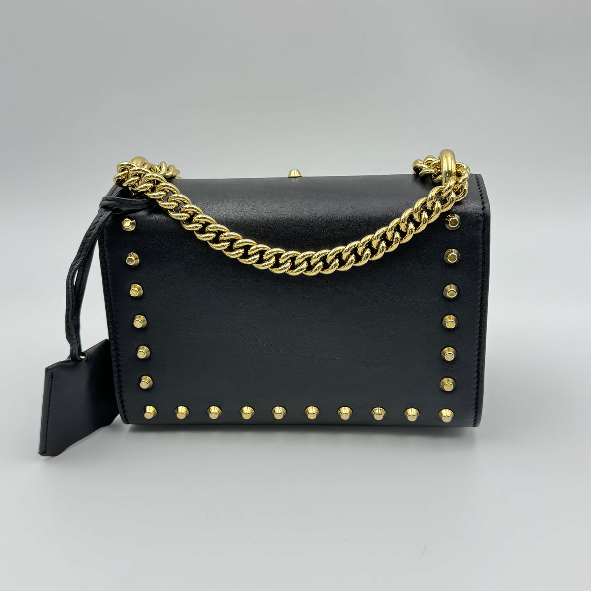 Gucci Pearly Padlock Shoulder Bag Studded Leather Small — view 2 of 9 Pearly Padlock Shoulder Bag Studded Leather Small, view 2 of 9