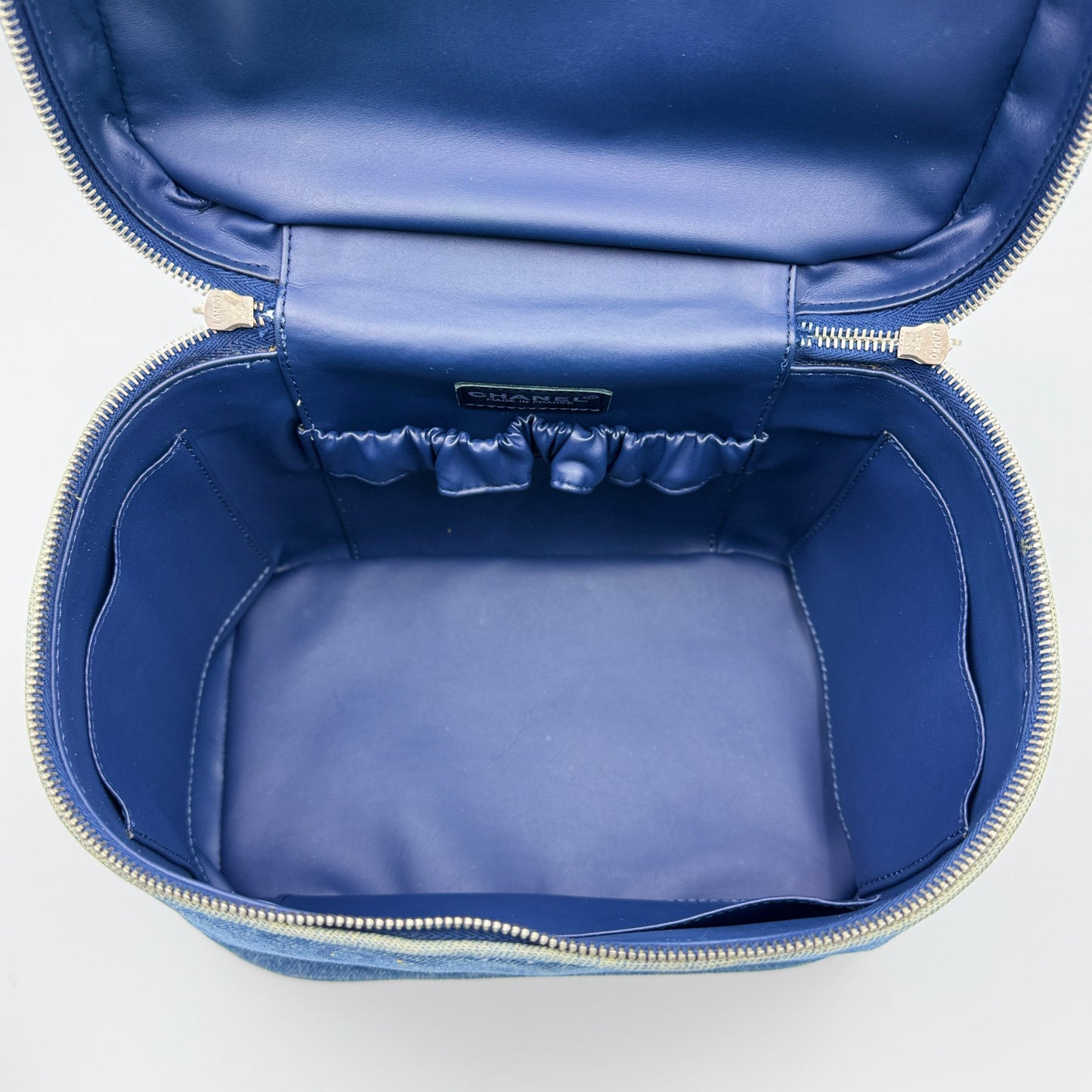 Vintage Vanity Case Printed Denim Medium