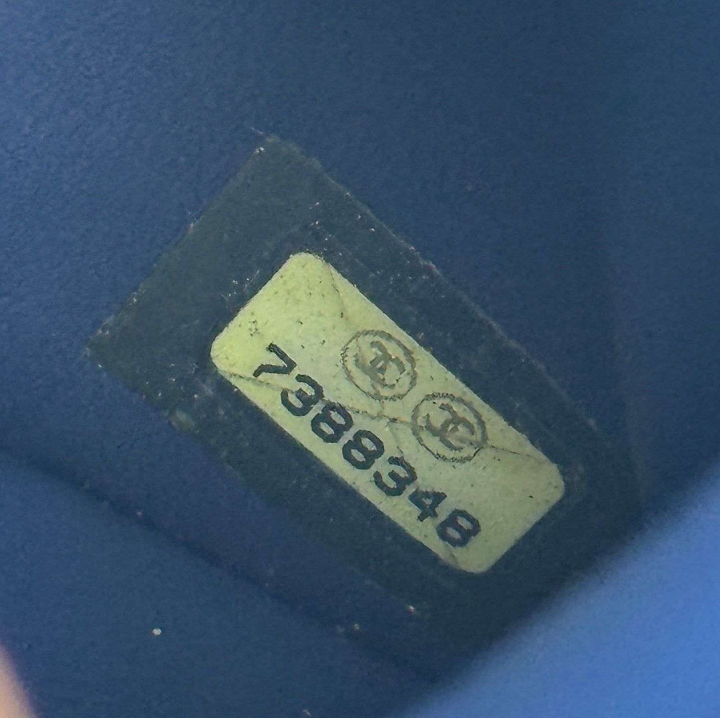 Vintage Vanity Case Printed Denim Medium