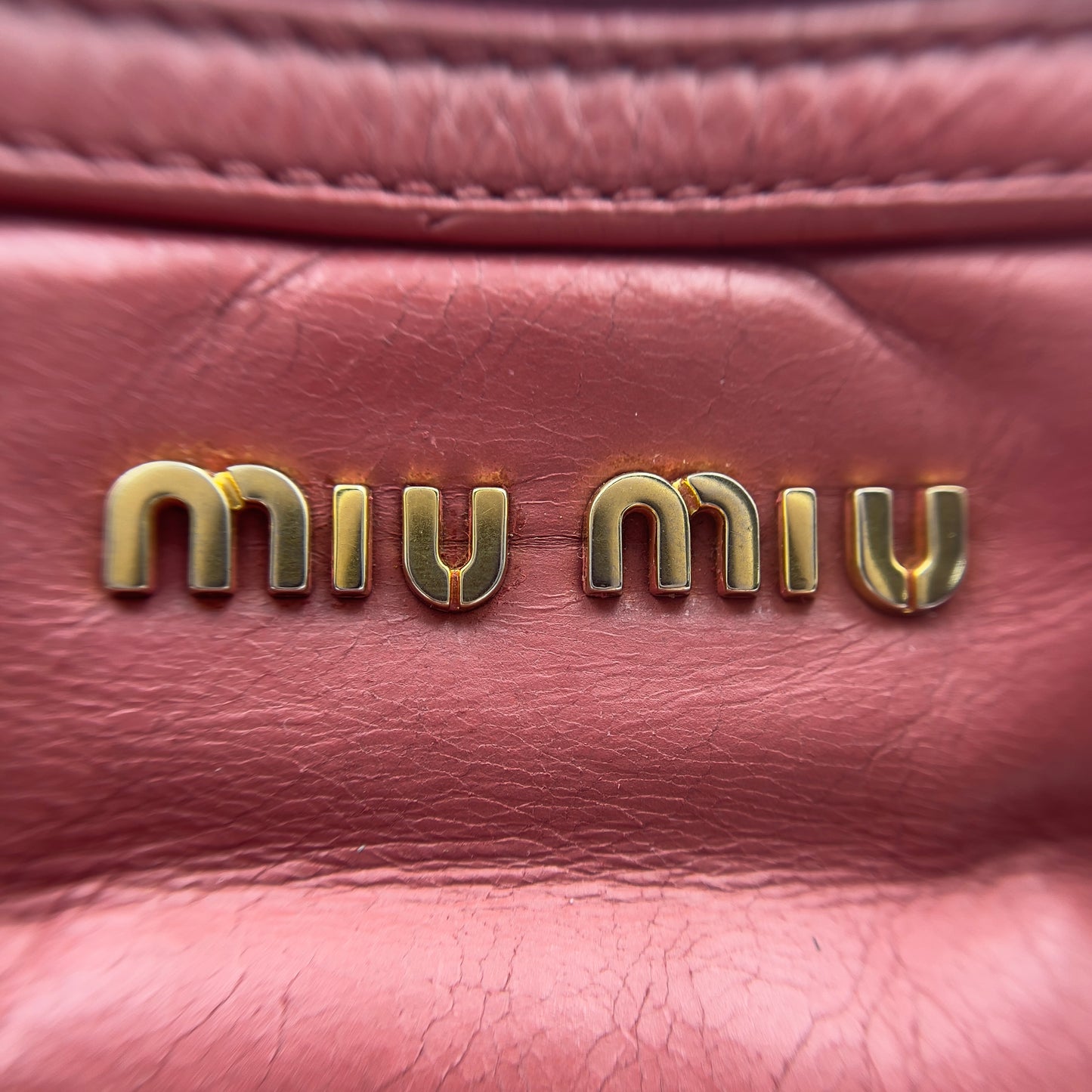 Leather Handle Tote Bag Pink