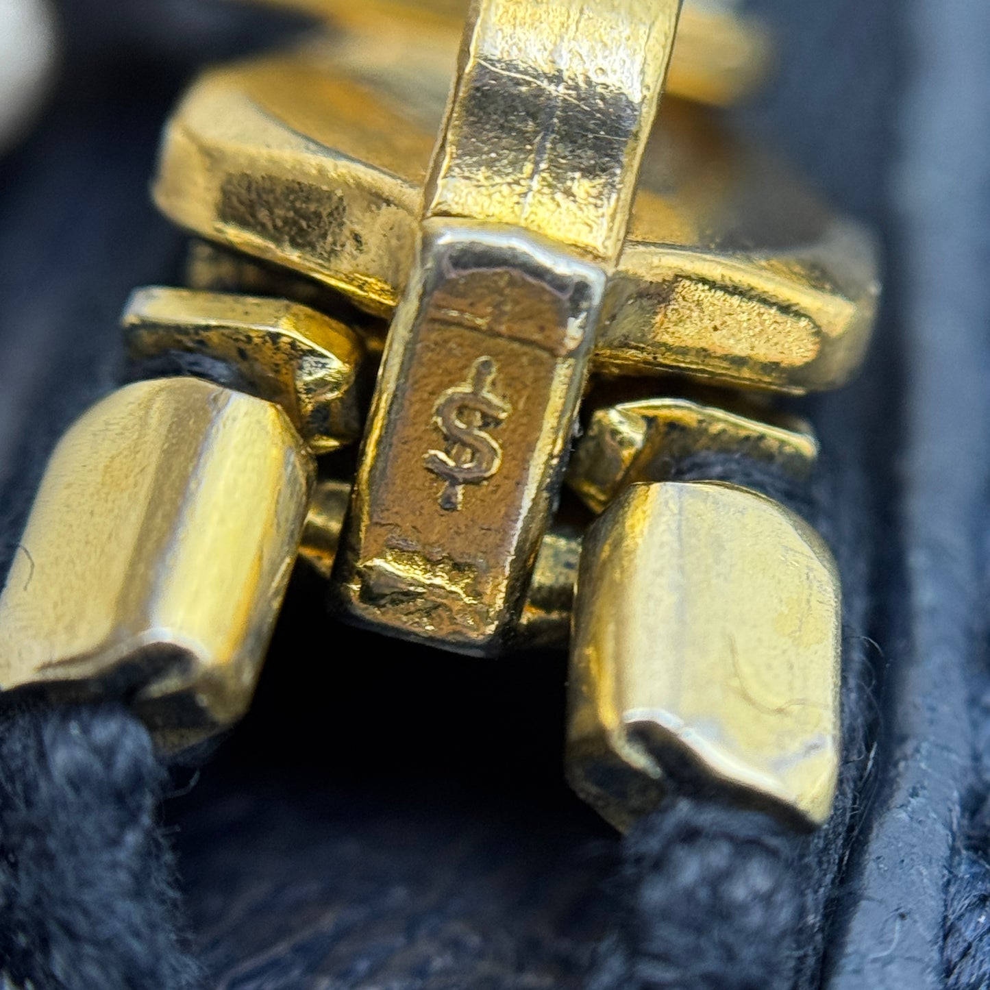 Envelop leather clutch Crossbody bag Blue