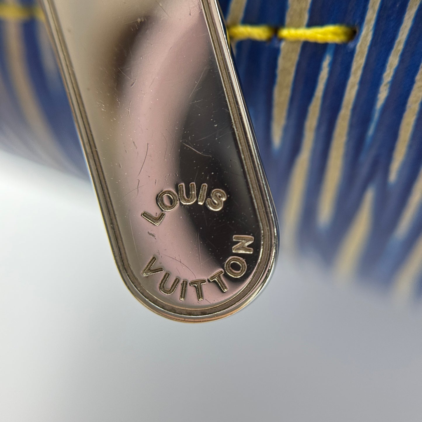 Pochette Cosmétique Epi leather vanity case