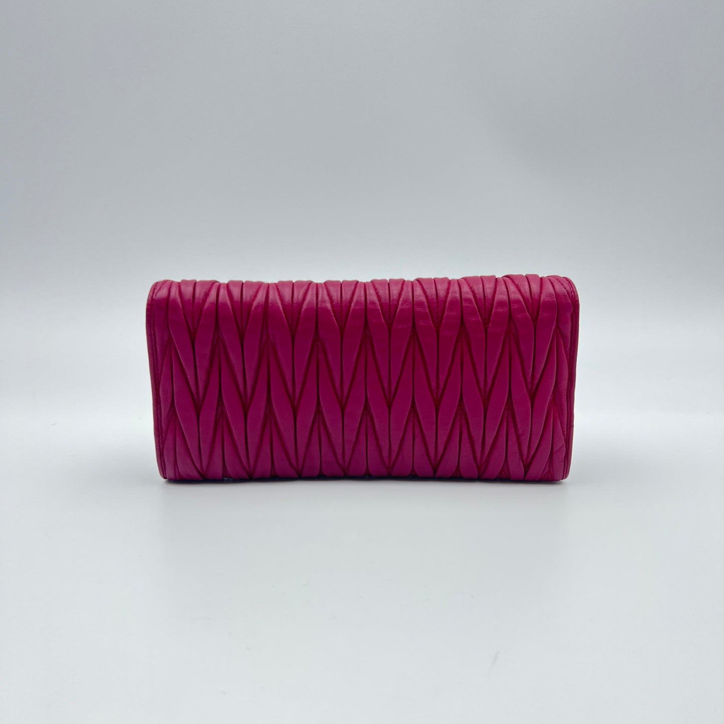 Fuchsia Matelassé Continental Wallet