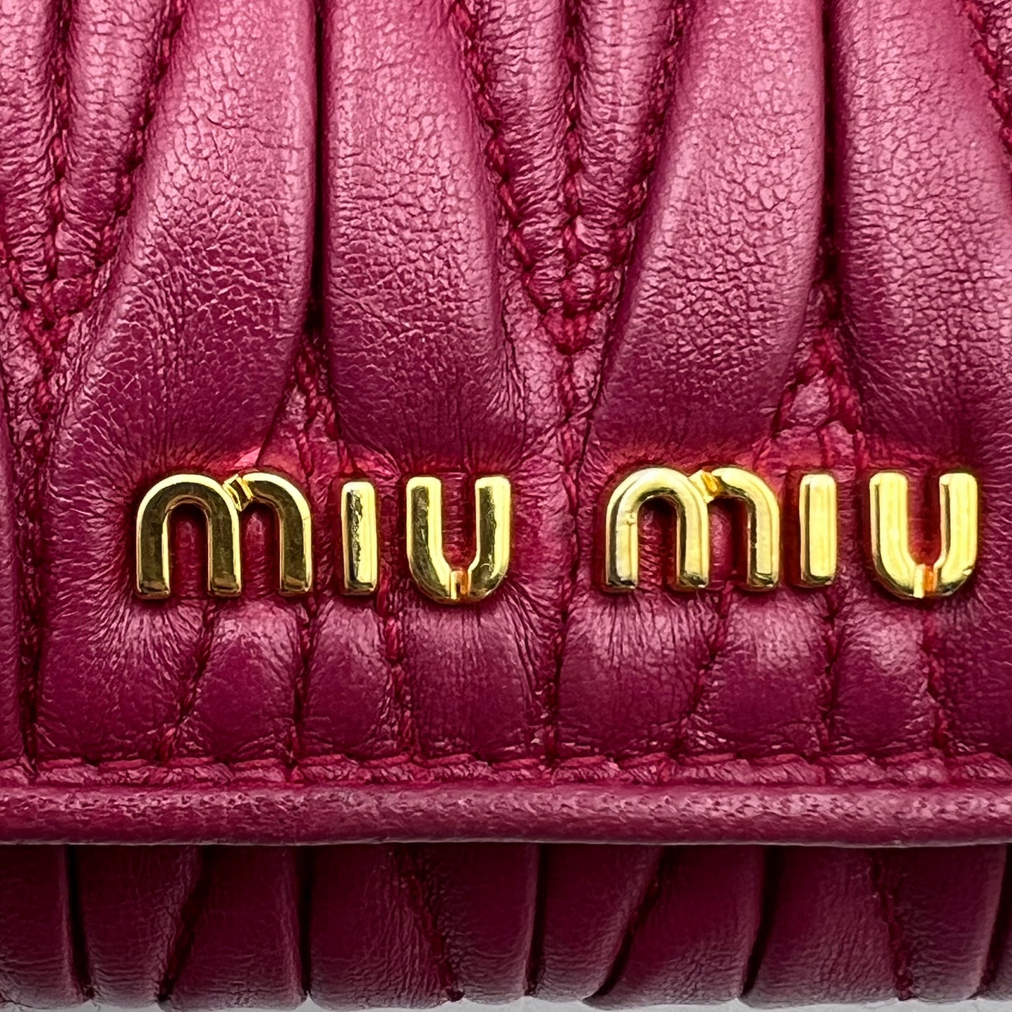 Fuchsia Matelassé Continental Wallet
