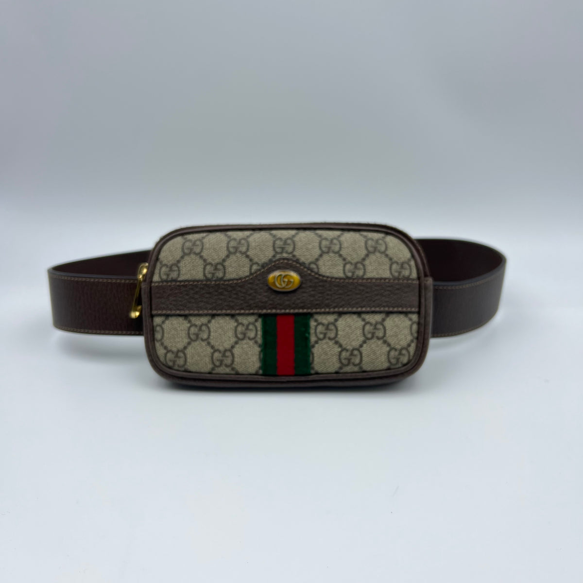 Gucci GG Supreme & Web Small Ophidia Belt Bag Size 85/34 — view 8 of 9 GG Supreme & Web Small Ophidia Belt Bag Size 85/34, view 8 of 9