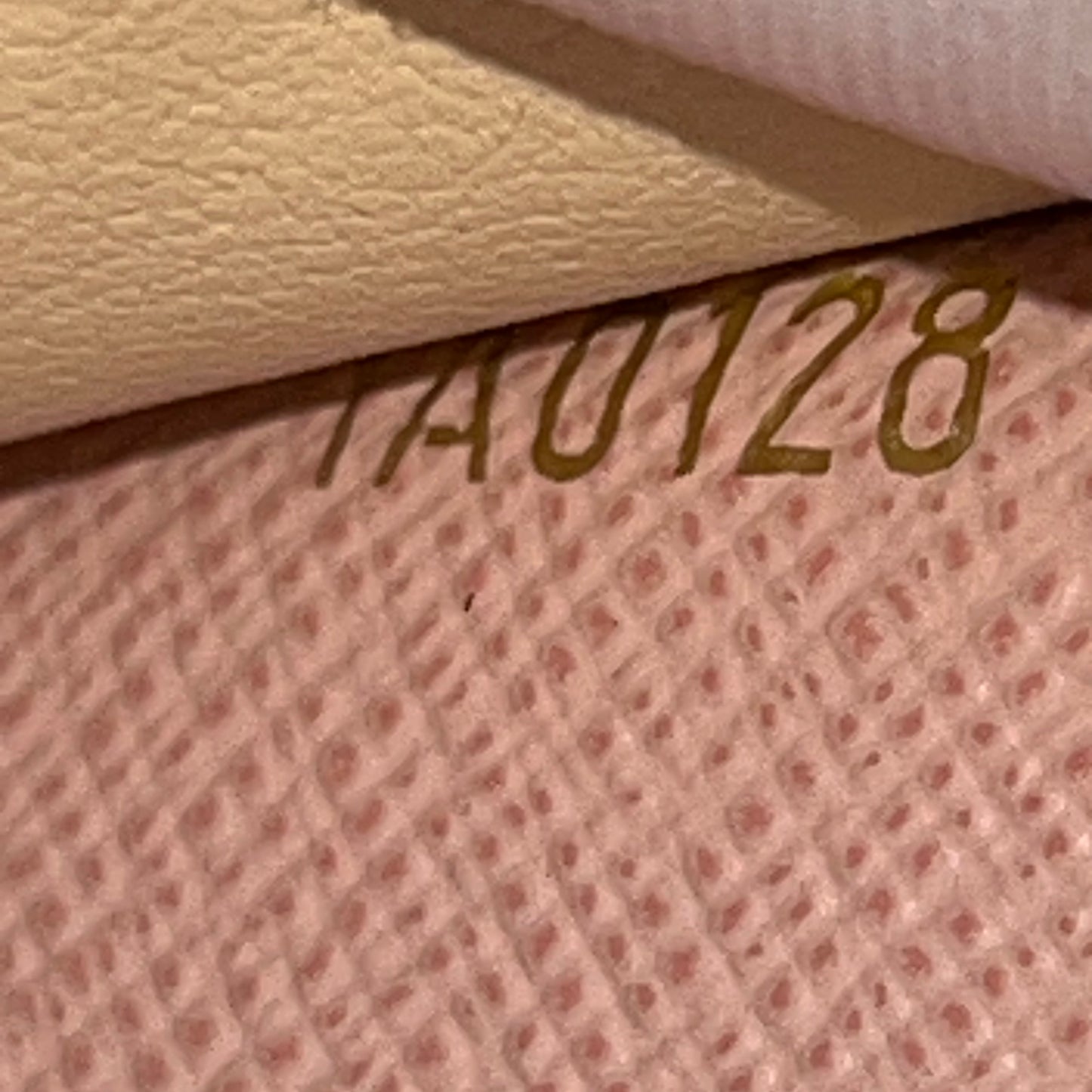 Damier Azur Emilie Wallet Rose Ballerine