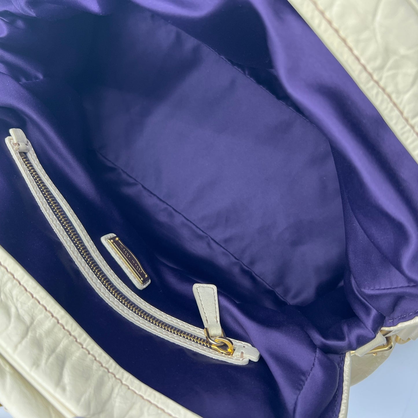 Leather Lily Distressed Satchel