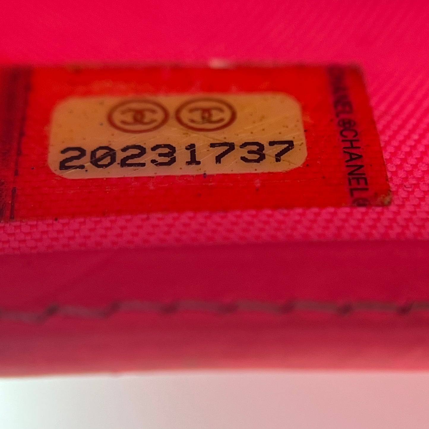 Cambon Line Coco Mark Bi-fold Wallet Round Calf Leather