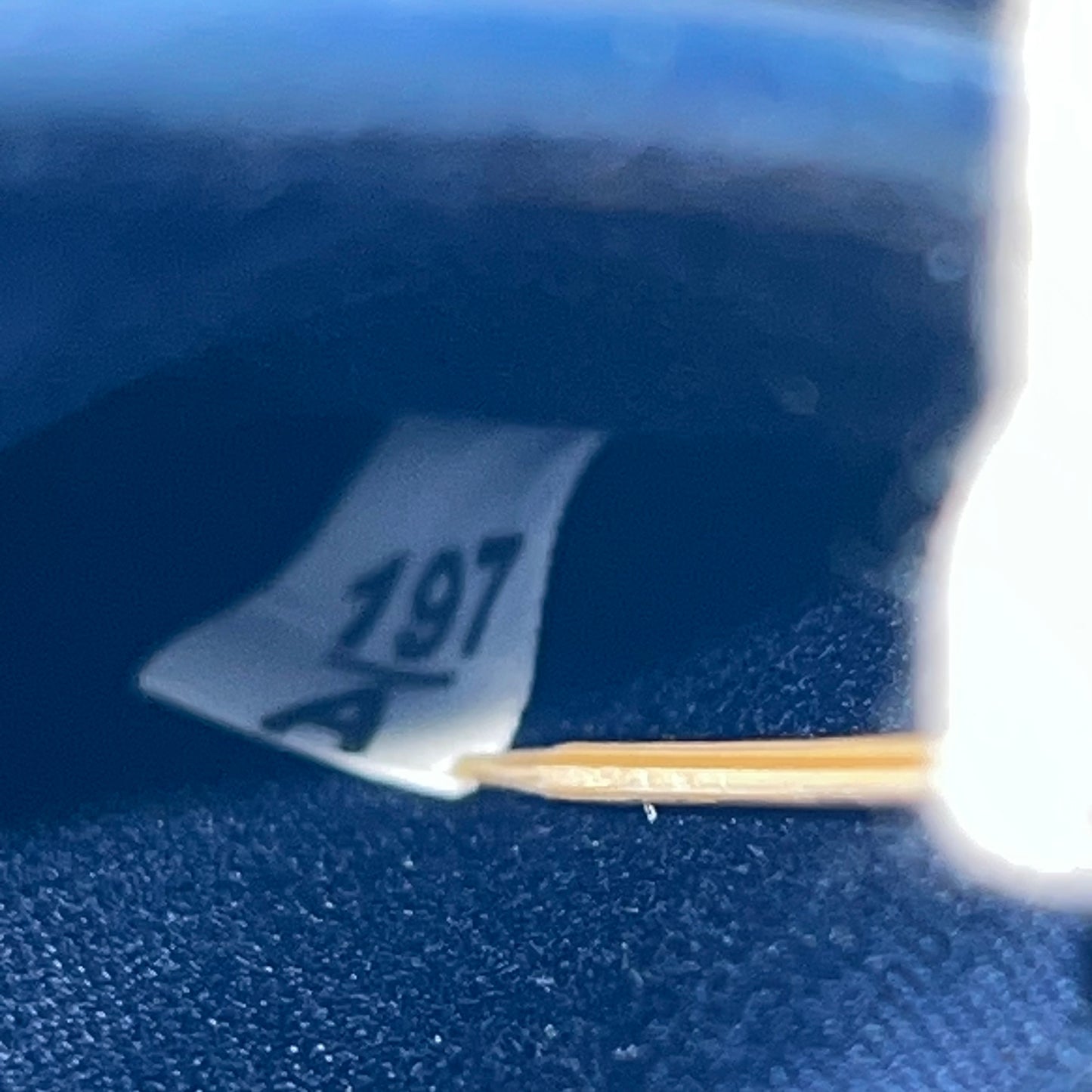 Clutch Bag Ash Navy Vintage Leather Wrislet