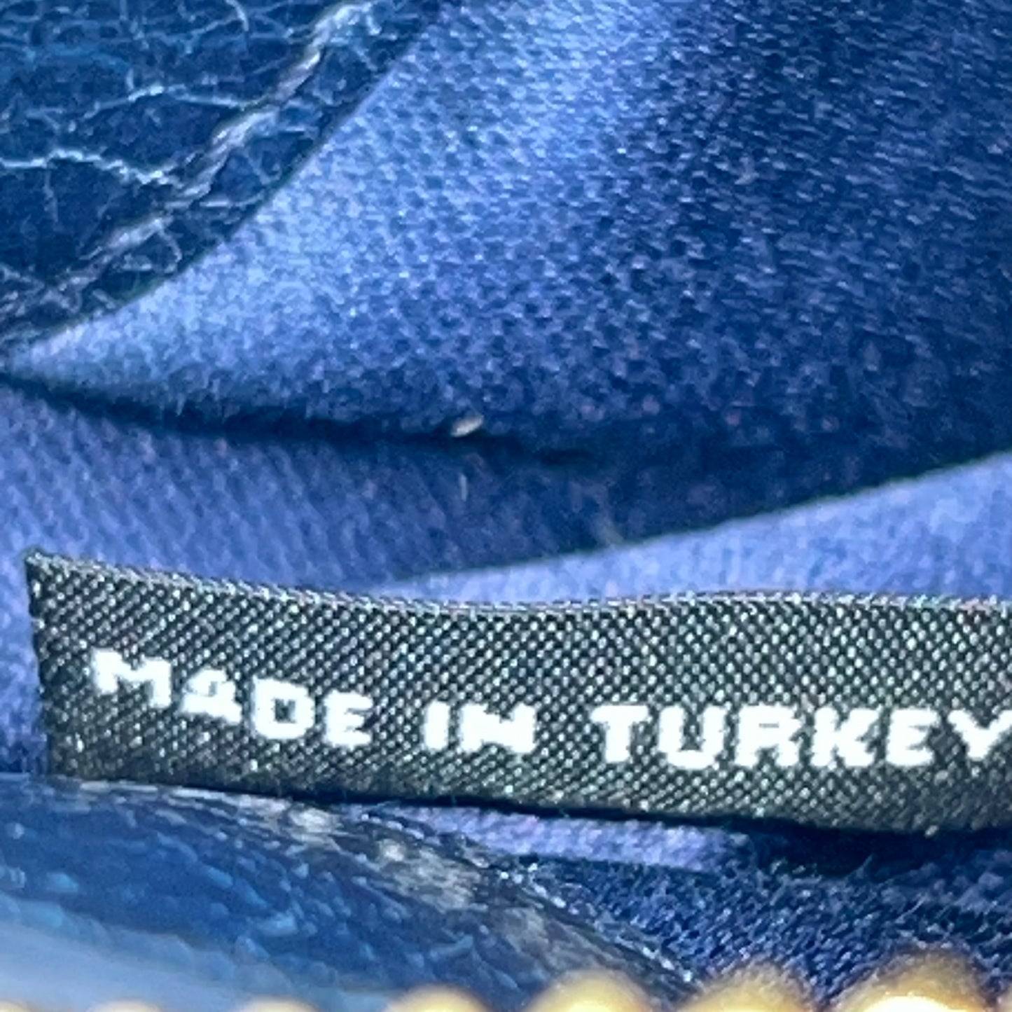 Clutch Bag Ash Navy Vintage Leather Wrislet