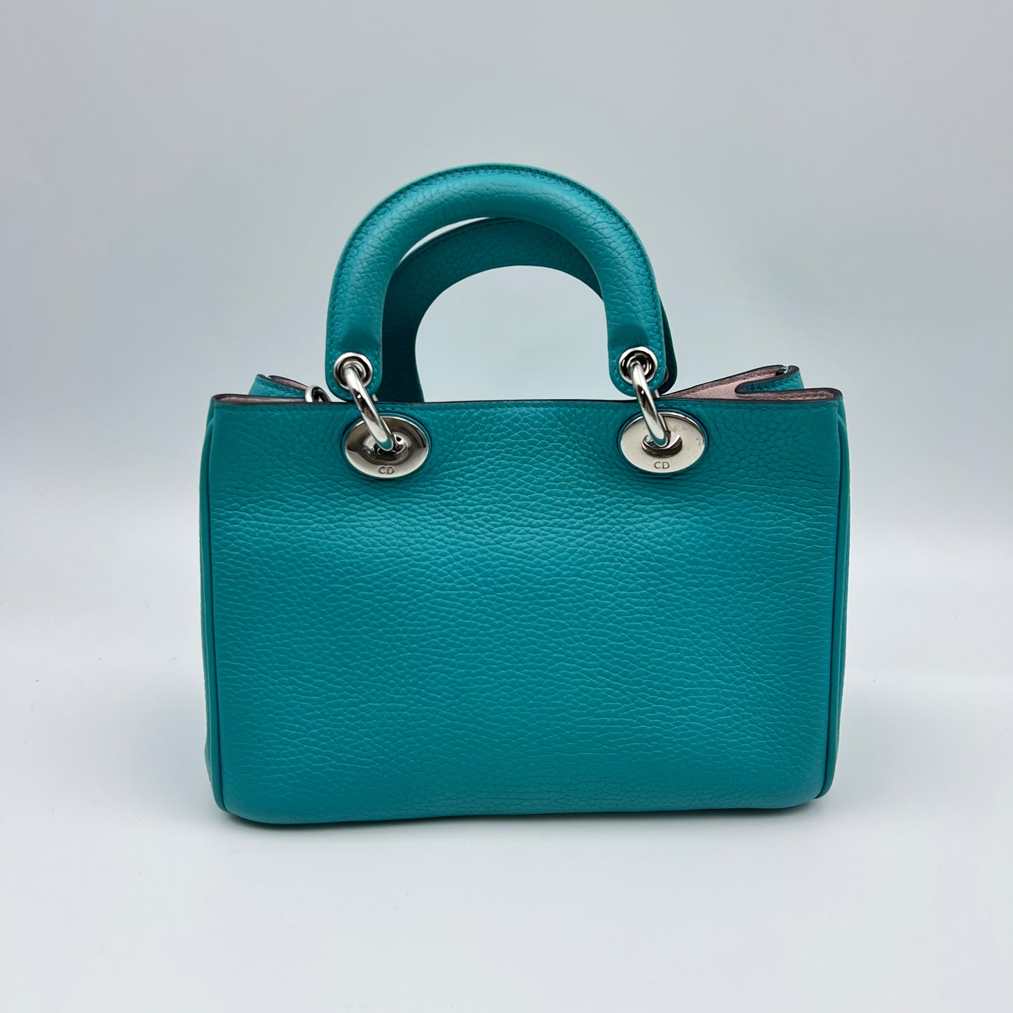 Pebbled Leather Small Diorissimo Tote