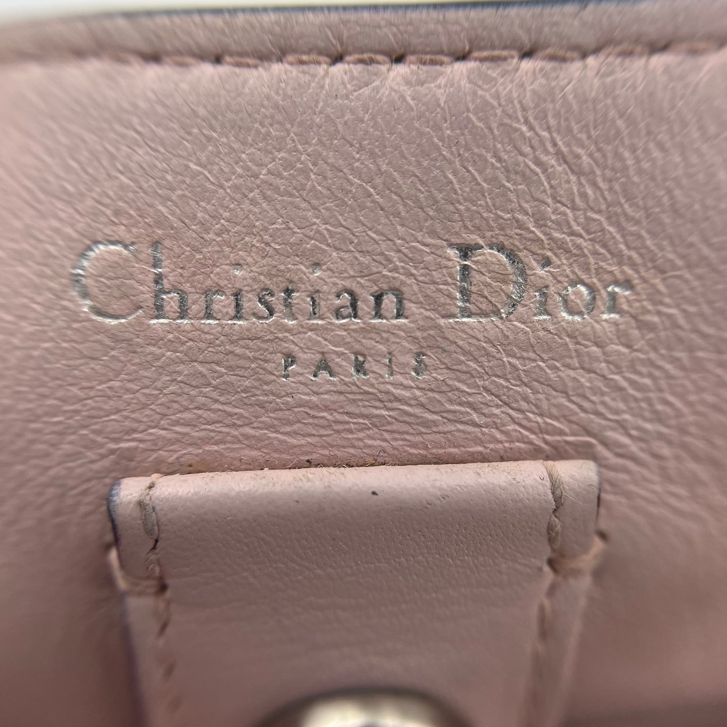 Pebbled Leather Small Diorissimo Tote