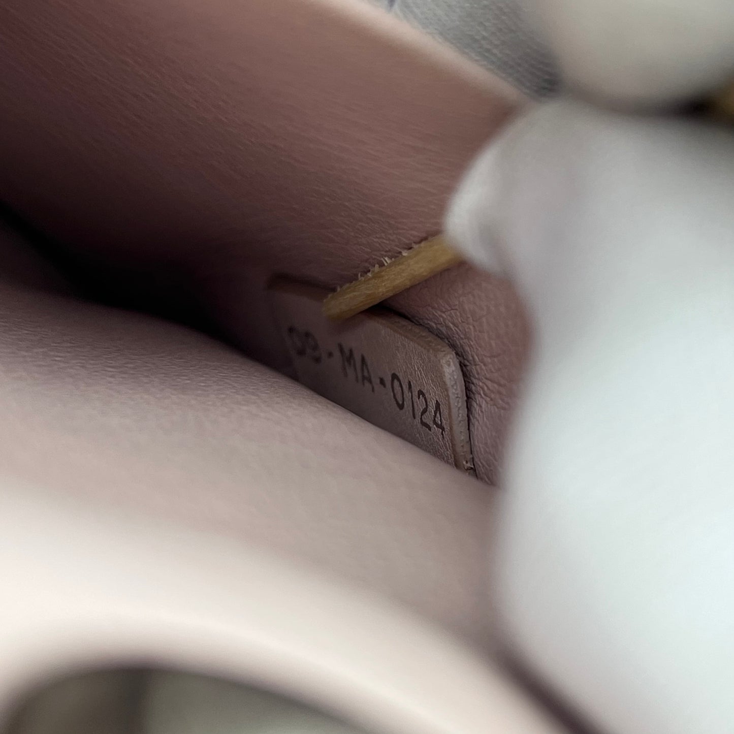 Pebbled Leather Small Diorissimo Tote