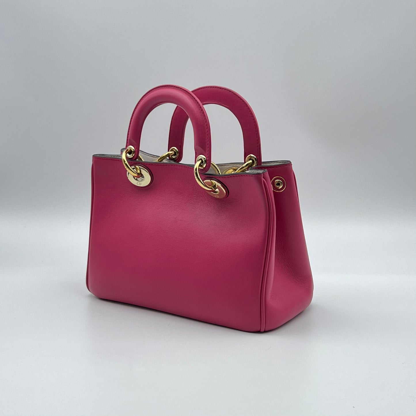 Leather Diorissimo Mini Pink