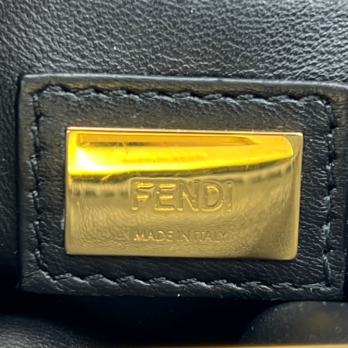 Fendi Mini Peekaboo Iconic Satchel Leather Bag — view 6 of 9 Mini Peekaboo Iconic Satchel Leather Bag, view 6 of 9