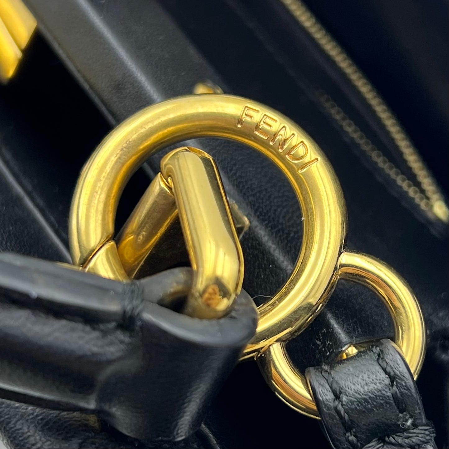 Mini Peekaboo Iconic Satchel Leather Bag