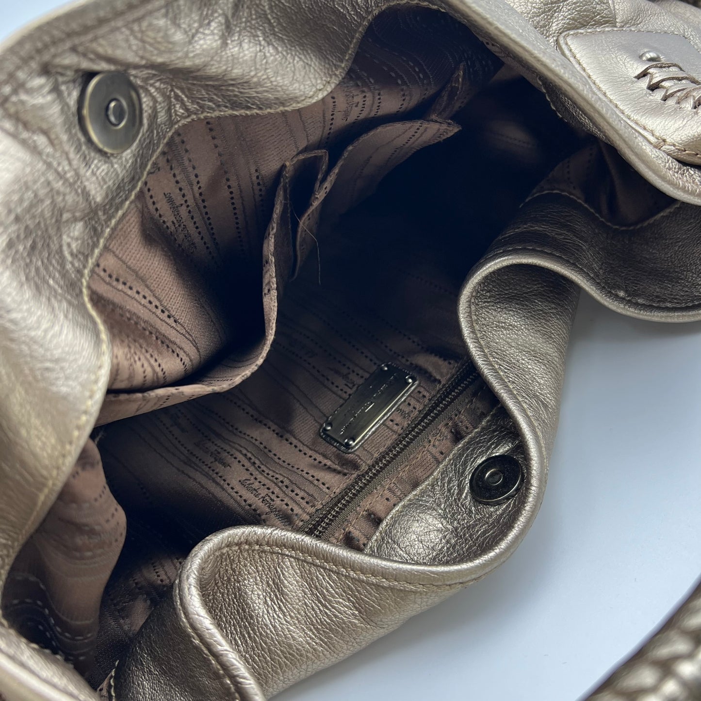 Leather Top Handle Bag