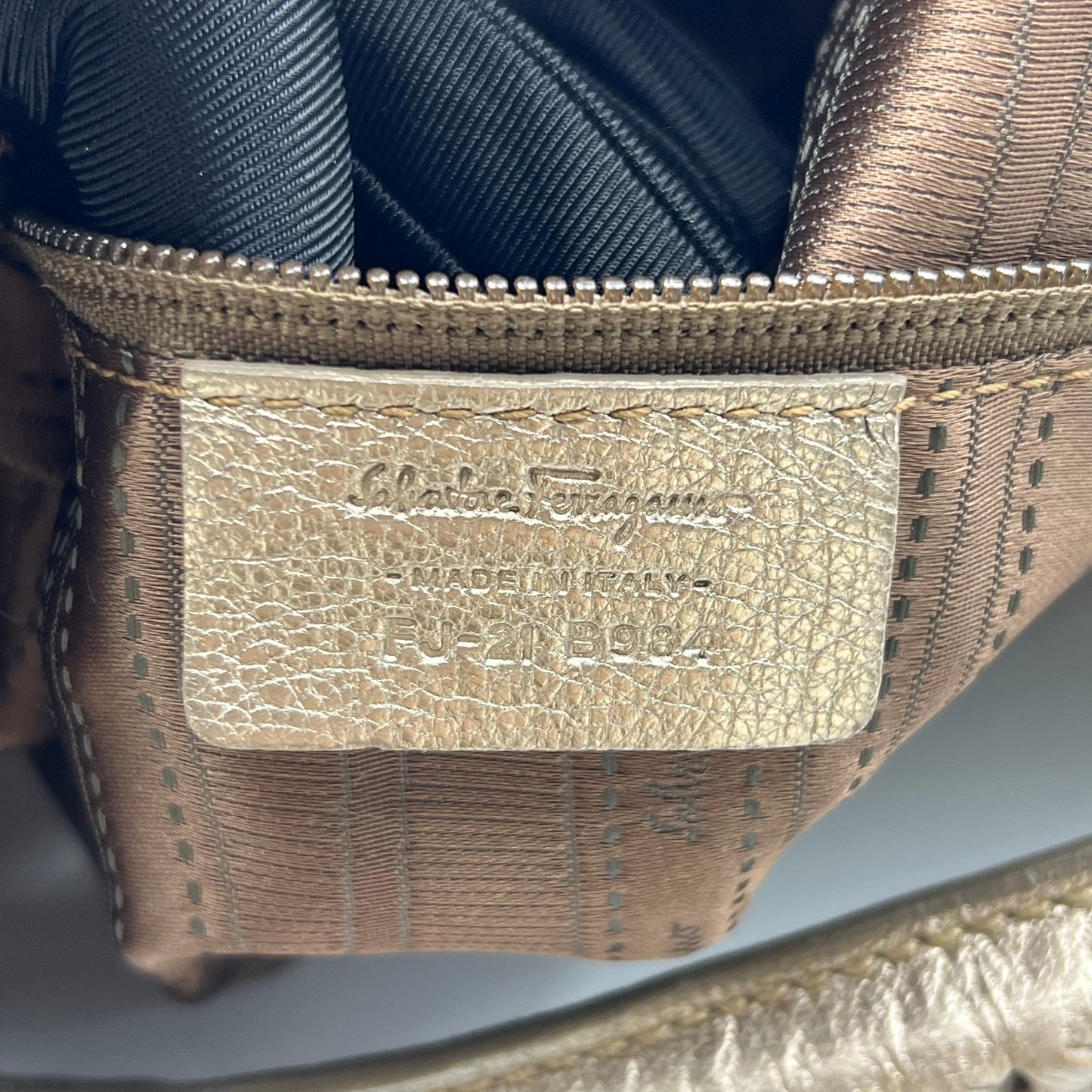 Leather Top Handle Bag