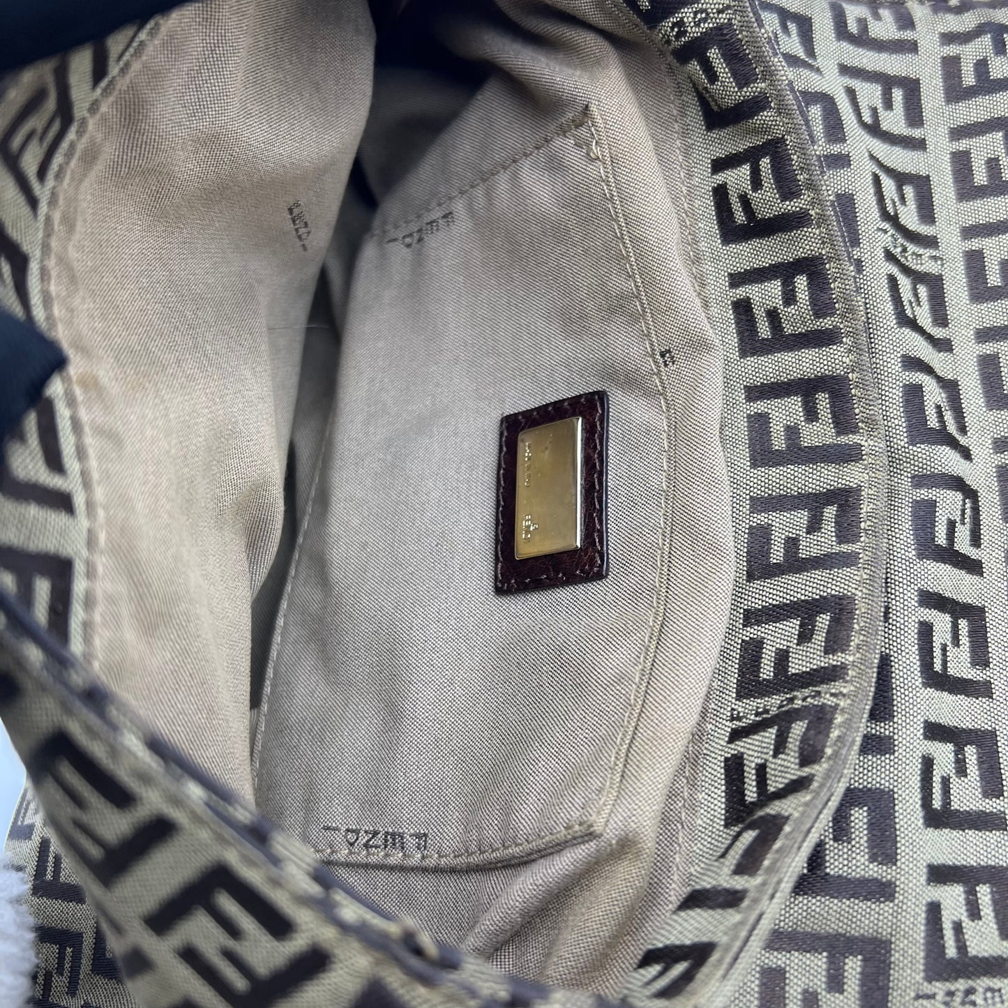 Zucchino FF Shoulder Bag Brown