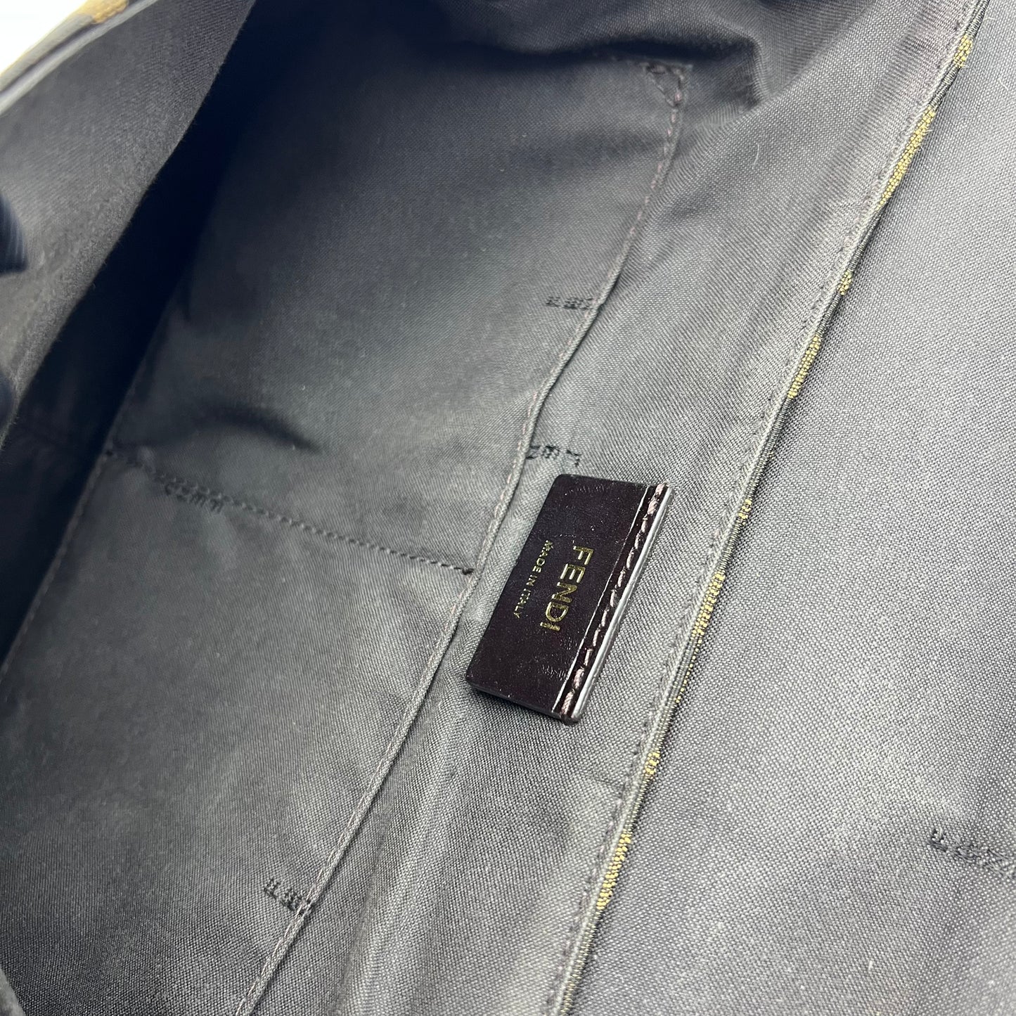 Yellow Zucca Canvas and Leather Flap Crossbody Bag